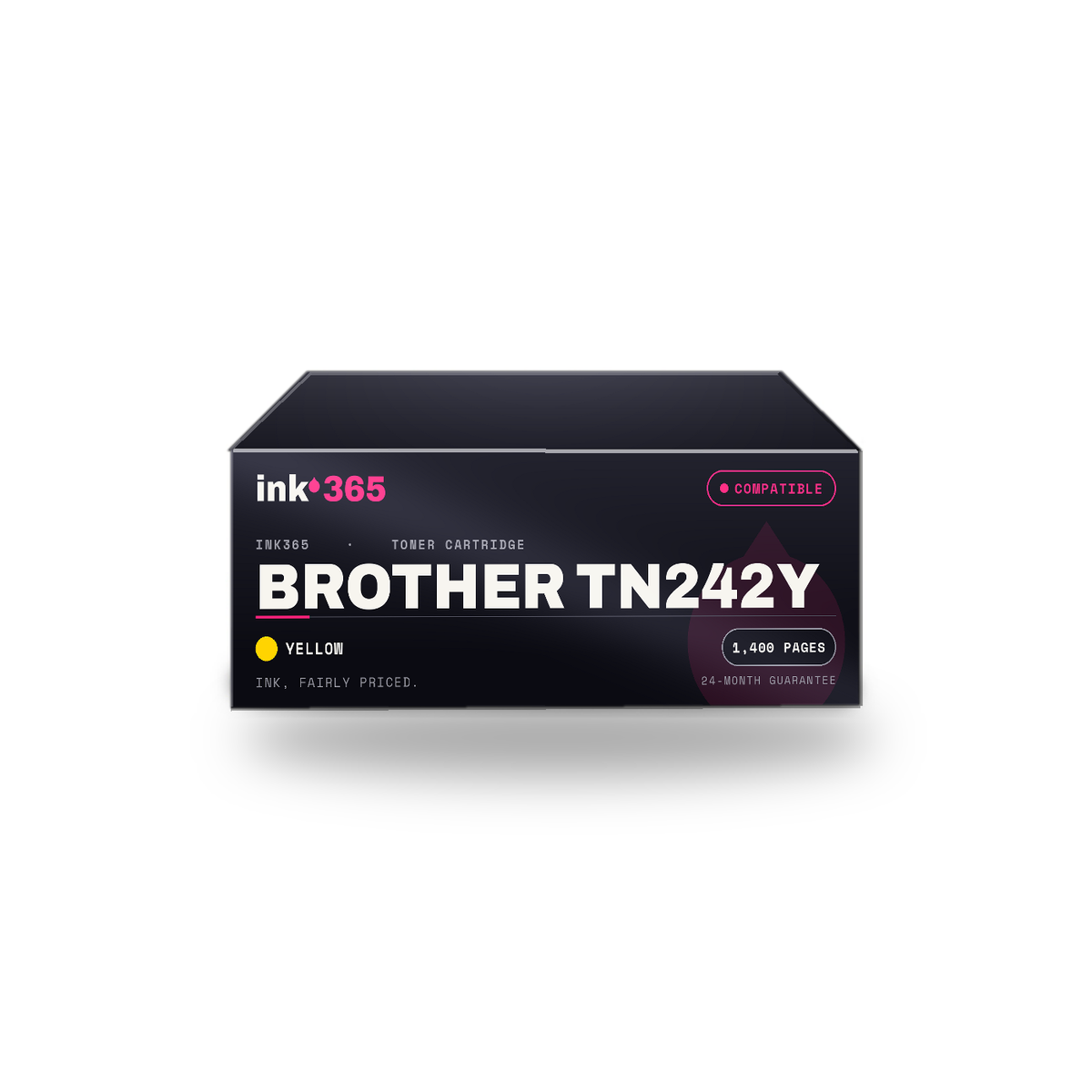 Brother TN242Y Yellow Compatible Toner Cartridge – 1,400 Pages