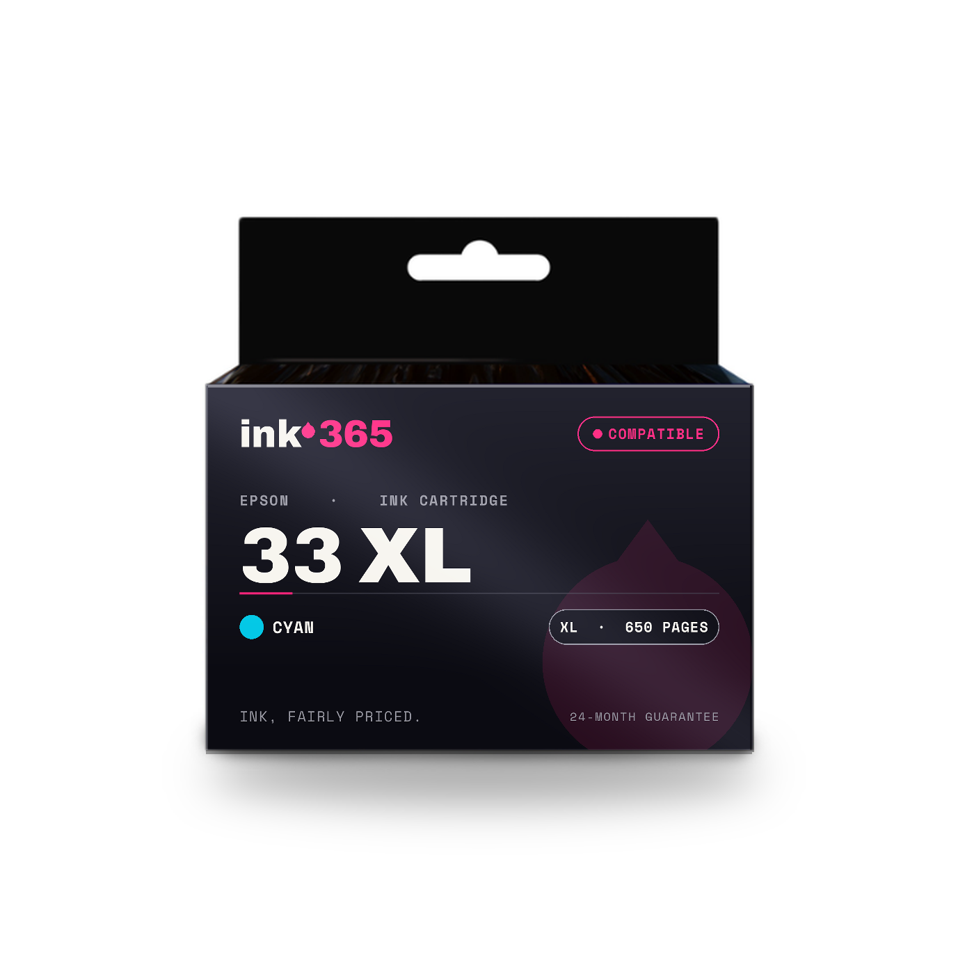 Epson 33 XL Cyan Compatible Ink Cartridge – 650 Pages