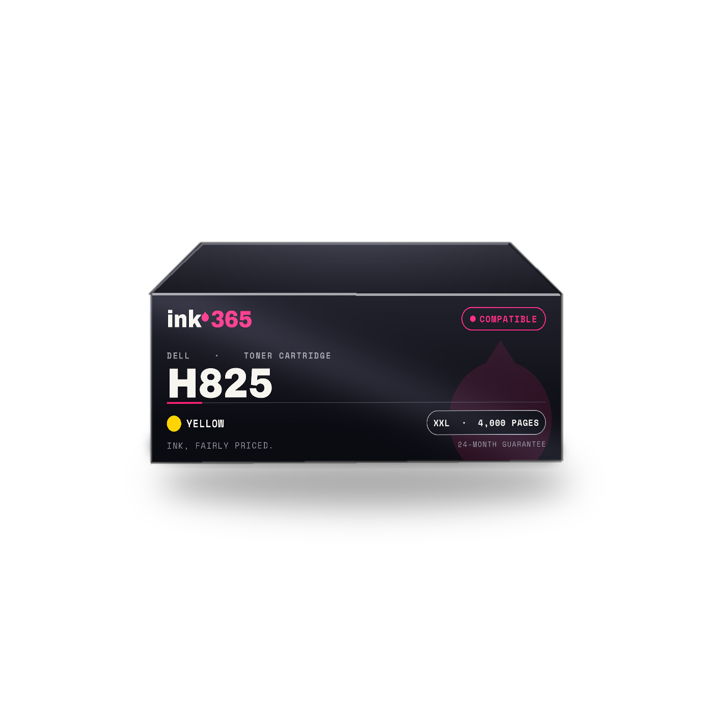 Dell H825 Yellow Compatible Toner Cartridge – 4,000 Pages