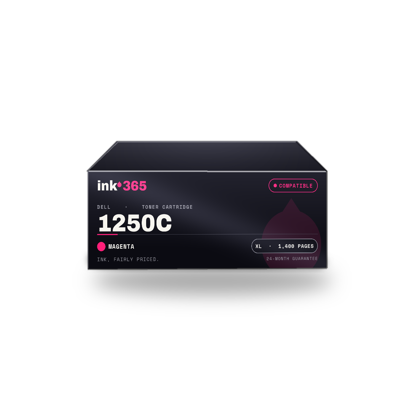 Dell 1250c Magenta Compatible Toner Cartridge – 1,400 Pages