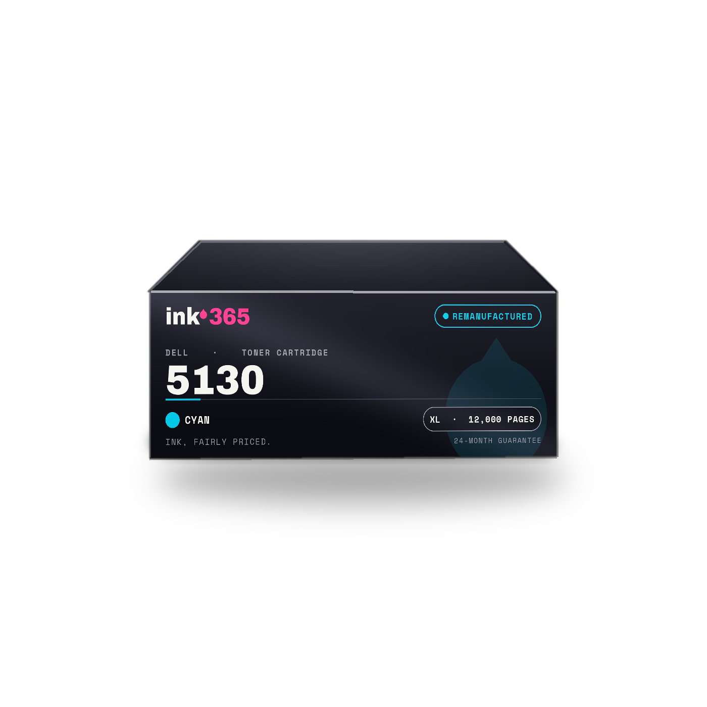 Dell 5130 Cyan Remanufactured Toner Cartridge – 12,000 Pages