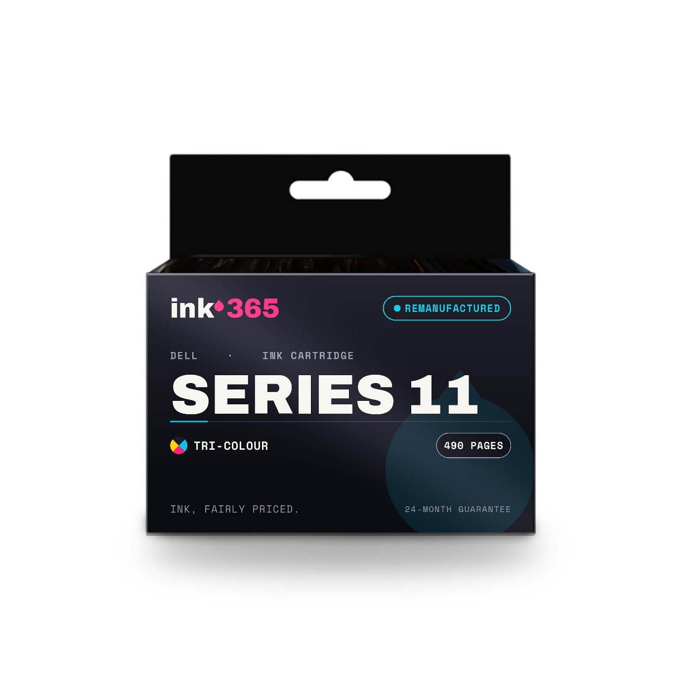Dell Series 11 Tri-Colour Remanufactured Ink Cartridge – 490 Pages