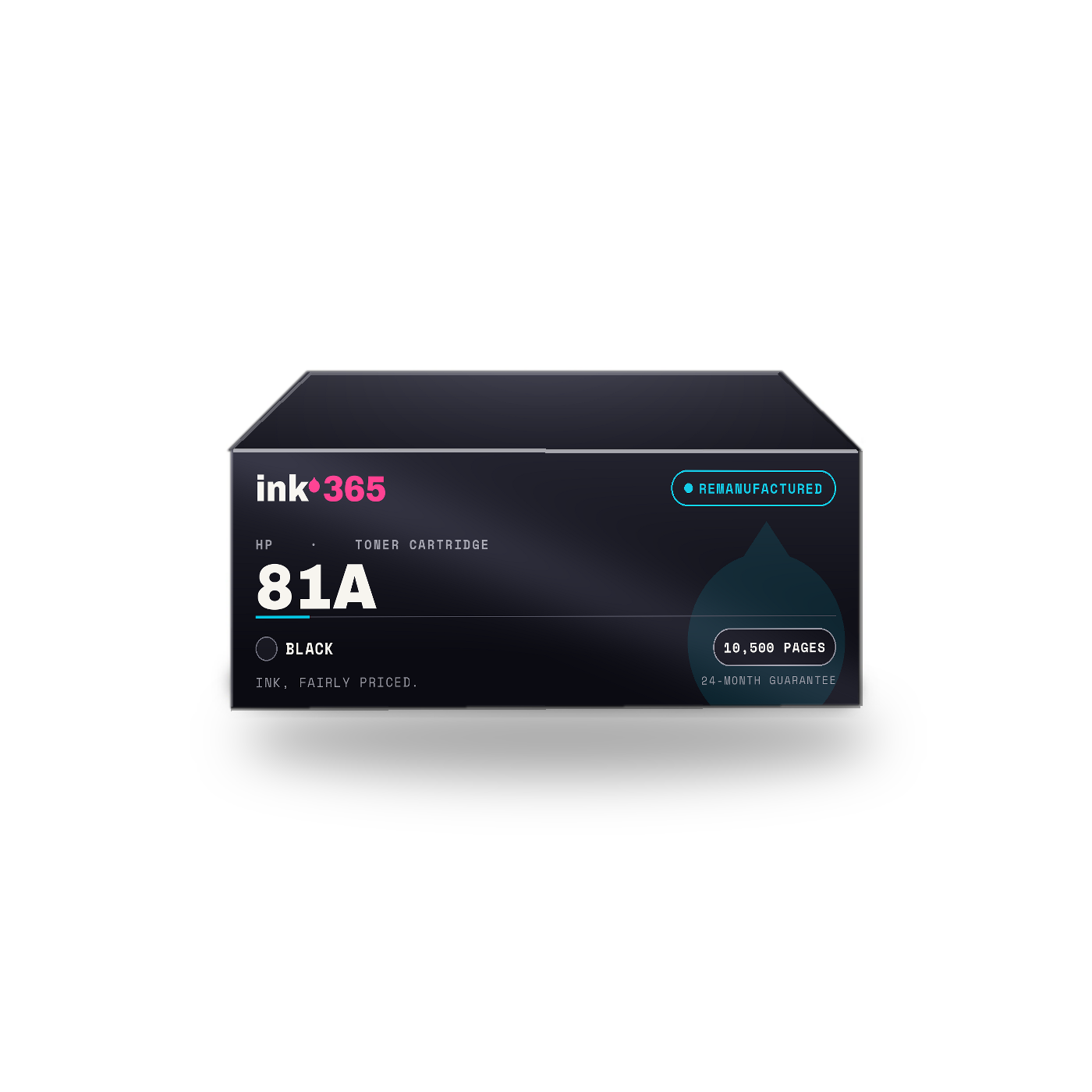 HP 81A Black Remanufactured Toner Cartridge – 10,500 Pages