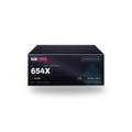 HP 654X Black Remanufactured Laser Toner – 20500 Pages