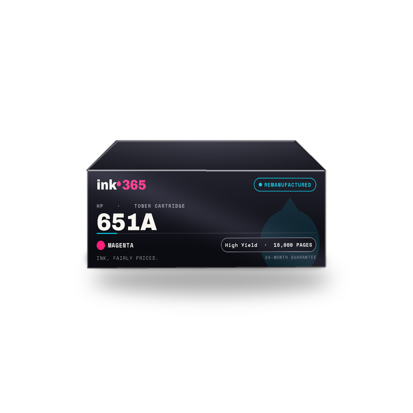 HP 651A Magenta Remanufactured Toner Cartridge – 16,000 Pages