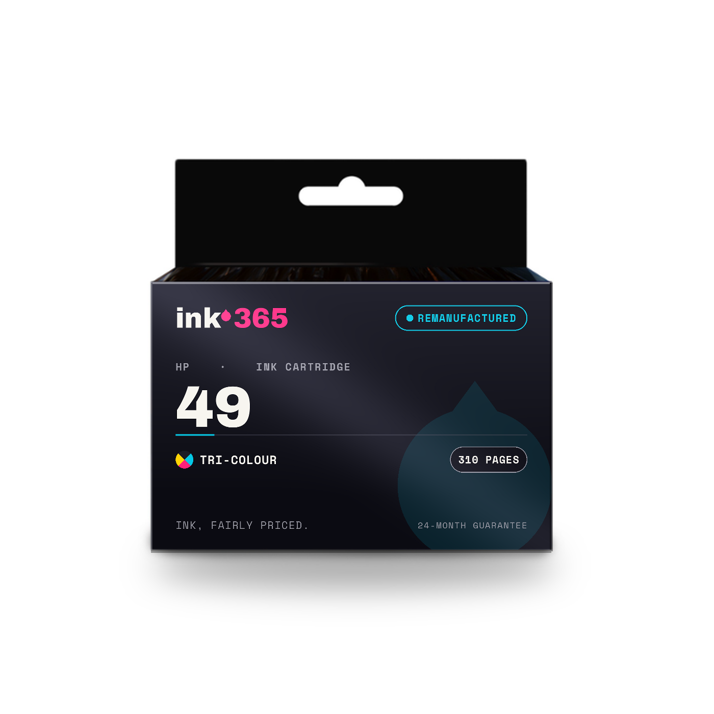 HP 49 Tri-Colour Remanufactured Ink Cartridge – 310 Pages