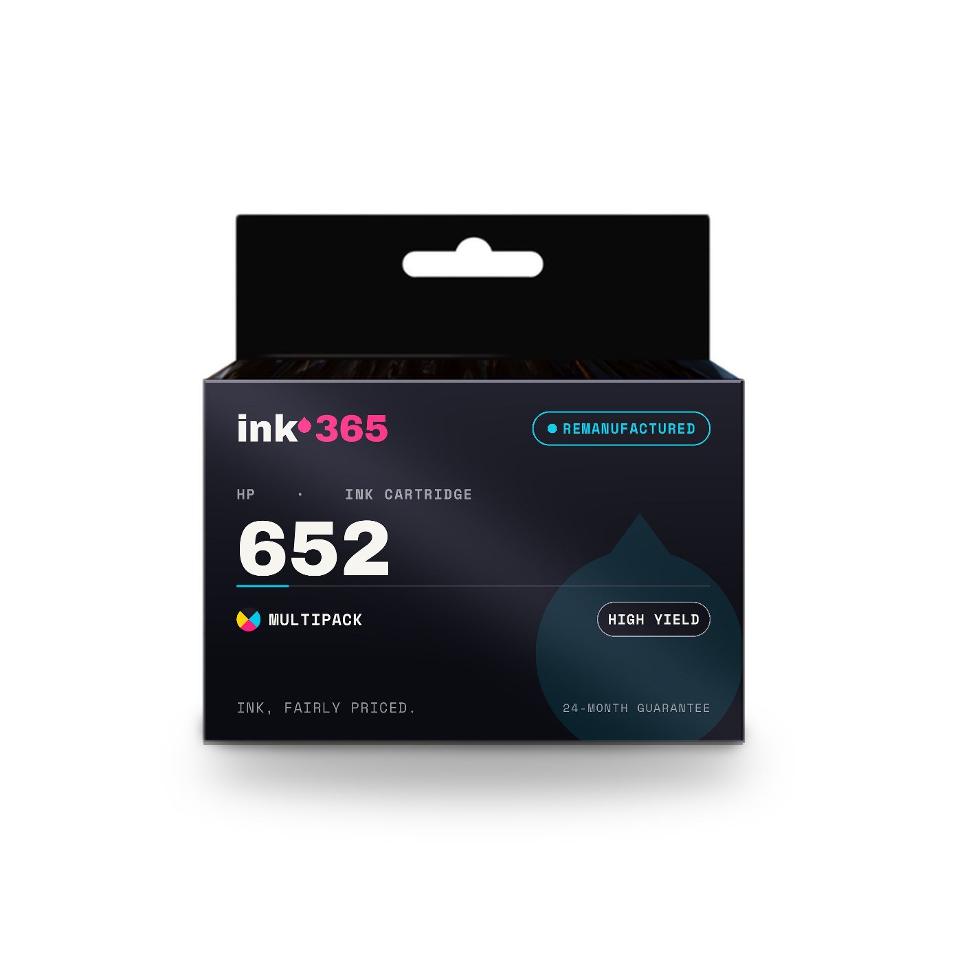 Reman HP G+G 652 Tri-Colour Ink Cartridge F6V24AE