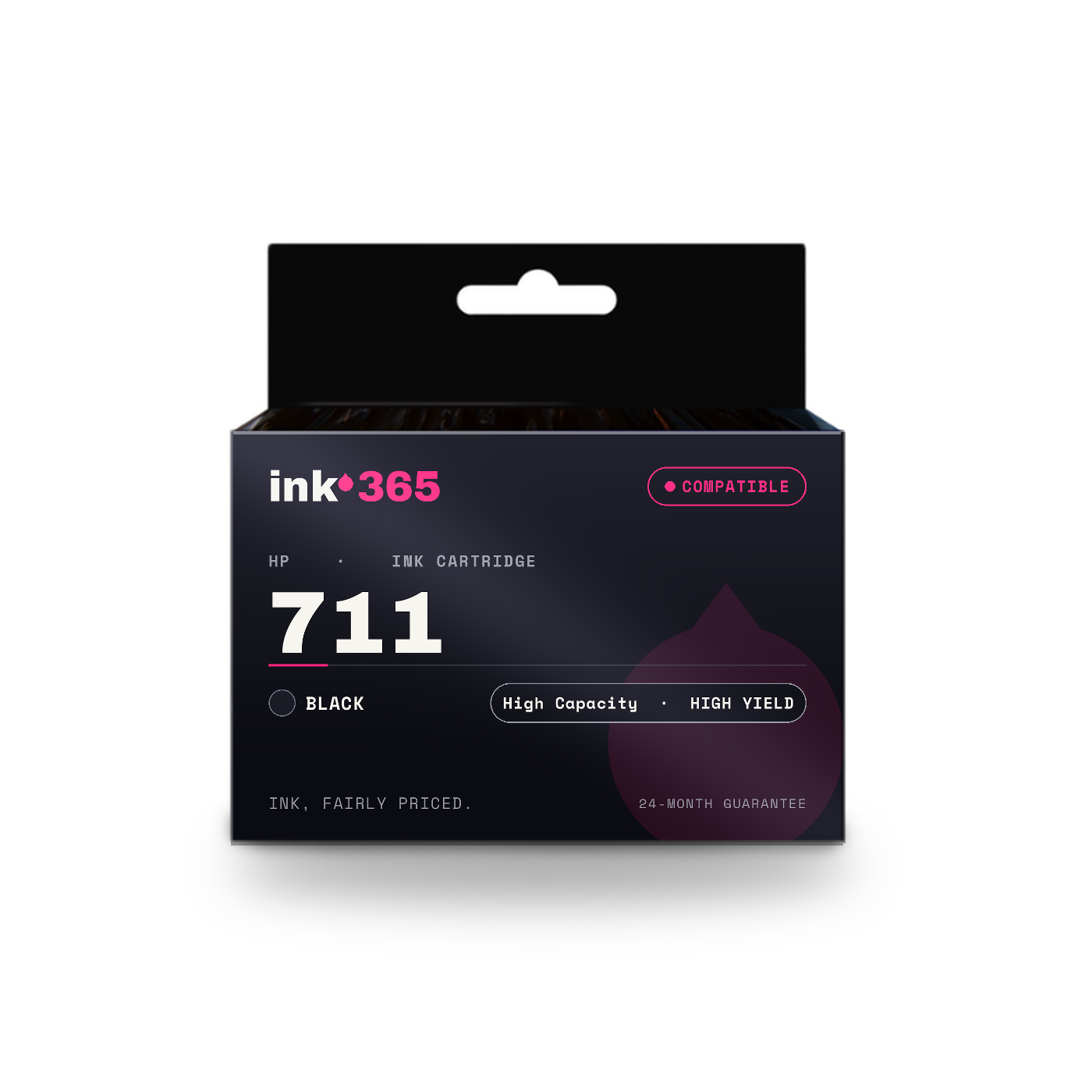 HP 711 Black Compatible Ink Cartridge – 80ml