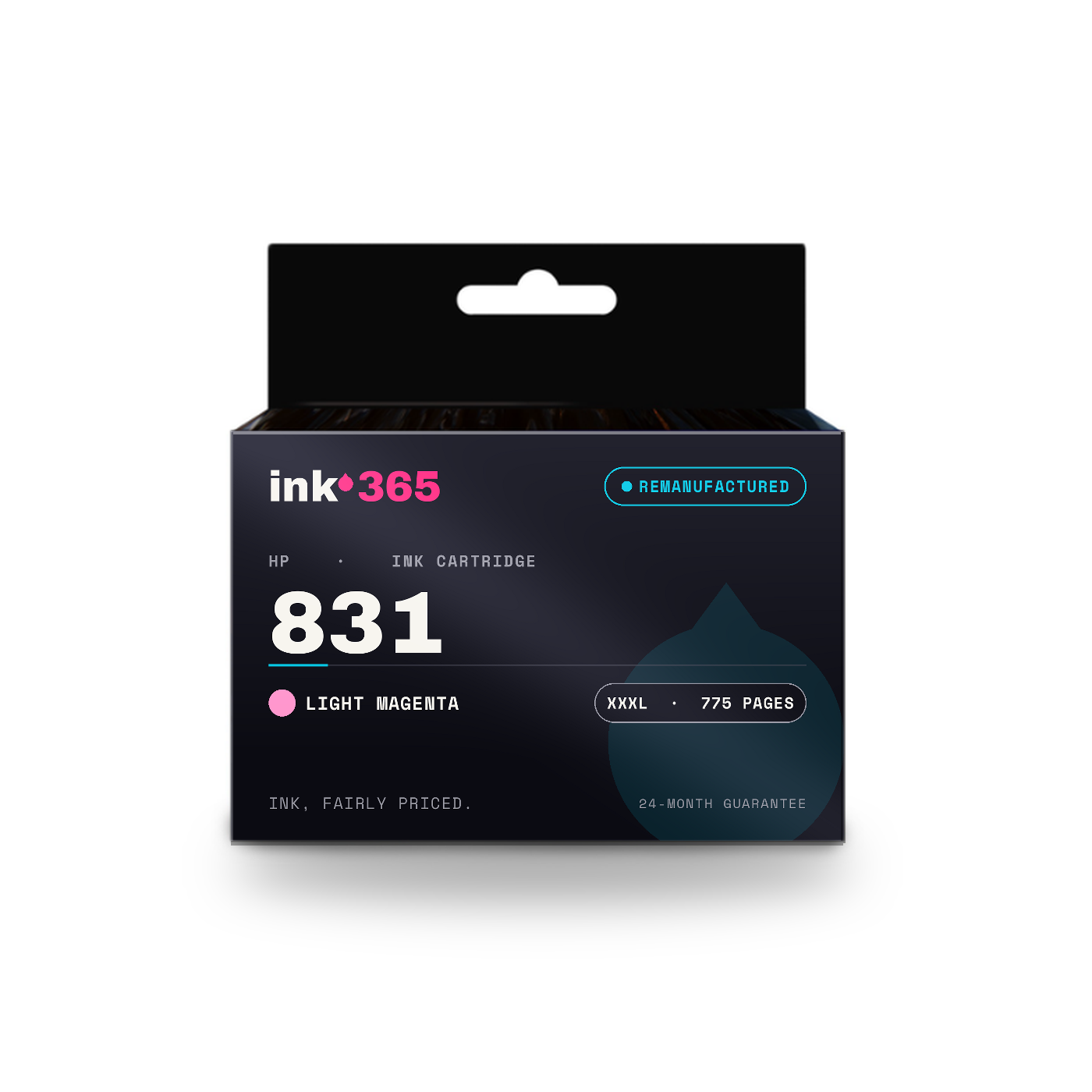 HP 831 Light Magenta Remanufactured Latex Ink Cartridge – 775ml