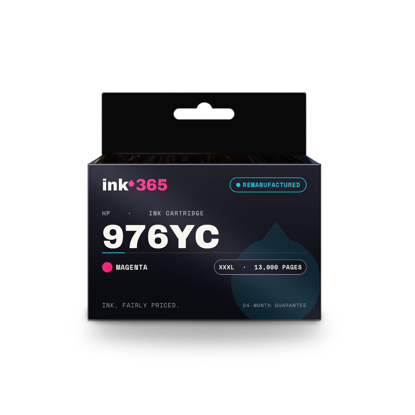 HP 976YC Magenta Remanufactured PageWide Ink Cartridge – 13,000 Pages