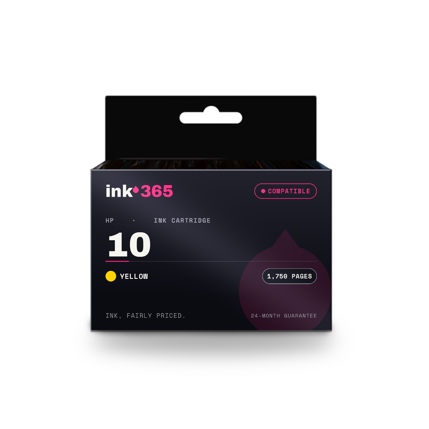 HP 10 Yellow Compatible Ink Cartridge – 1750 Pages