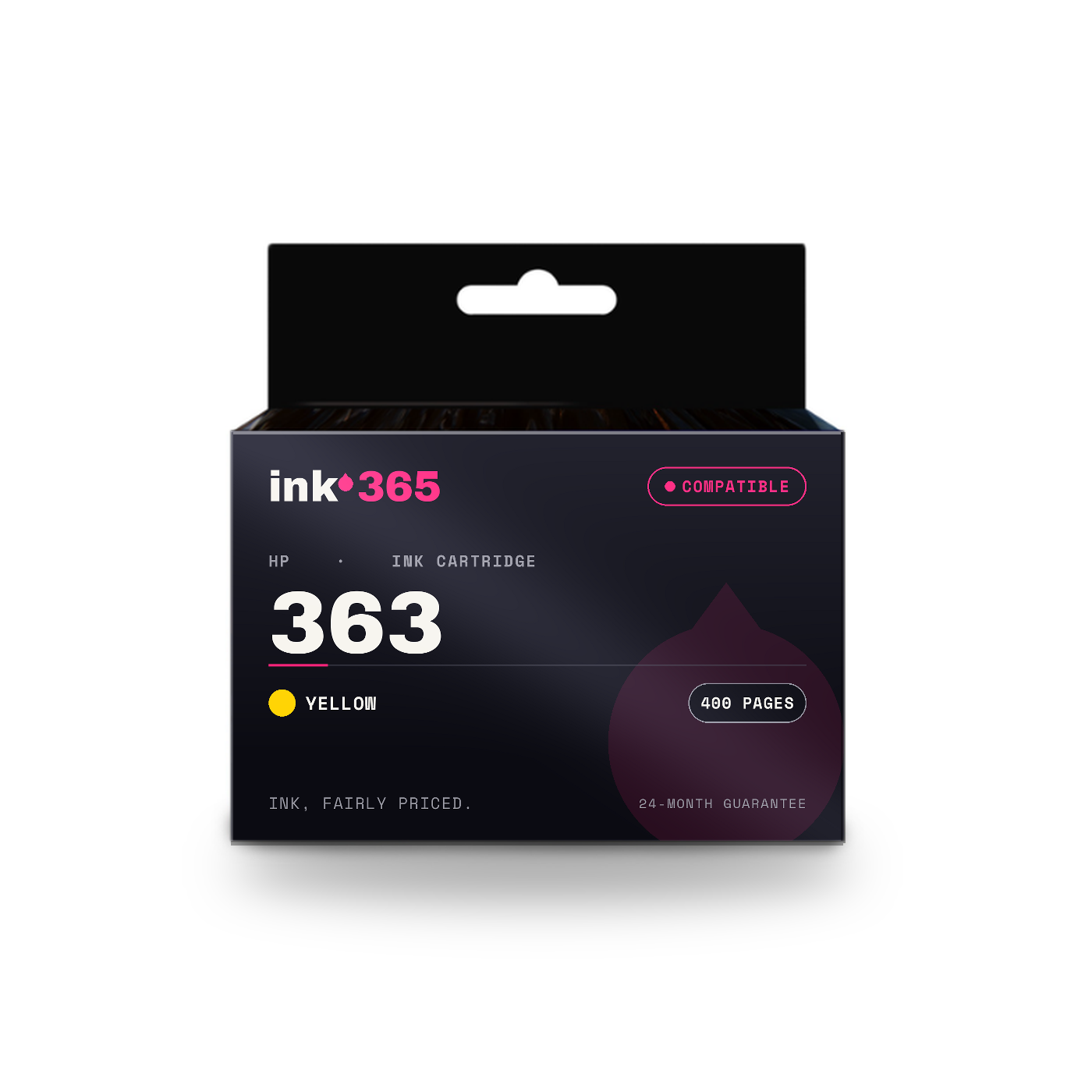 HP 363 Yellow Compatible Ink Cartridge – 400 Pages
