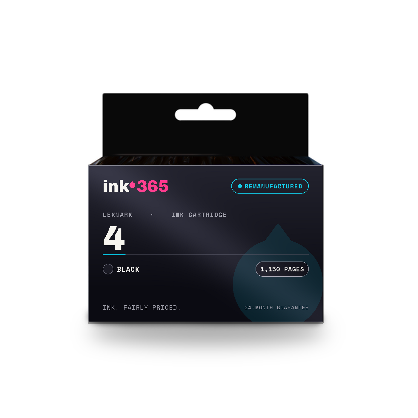 Lexmark 4 Black Remanufactured Ink Cartridge – 1,150 Pages