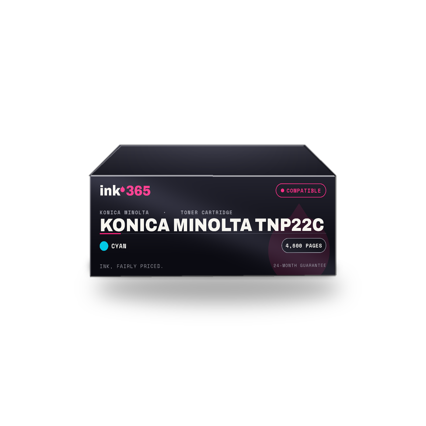 Konica Minolta TNP22C Cyan Compatible Toner Cartridge – 4,600 Pages