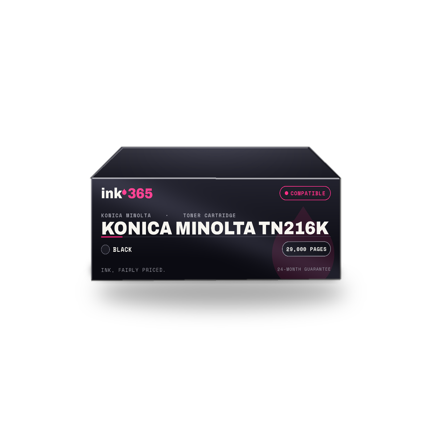 Konica Minolta TN216K Black Compatible Toner Cartridge – 29,000 Pages