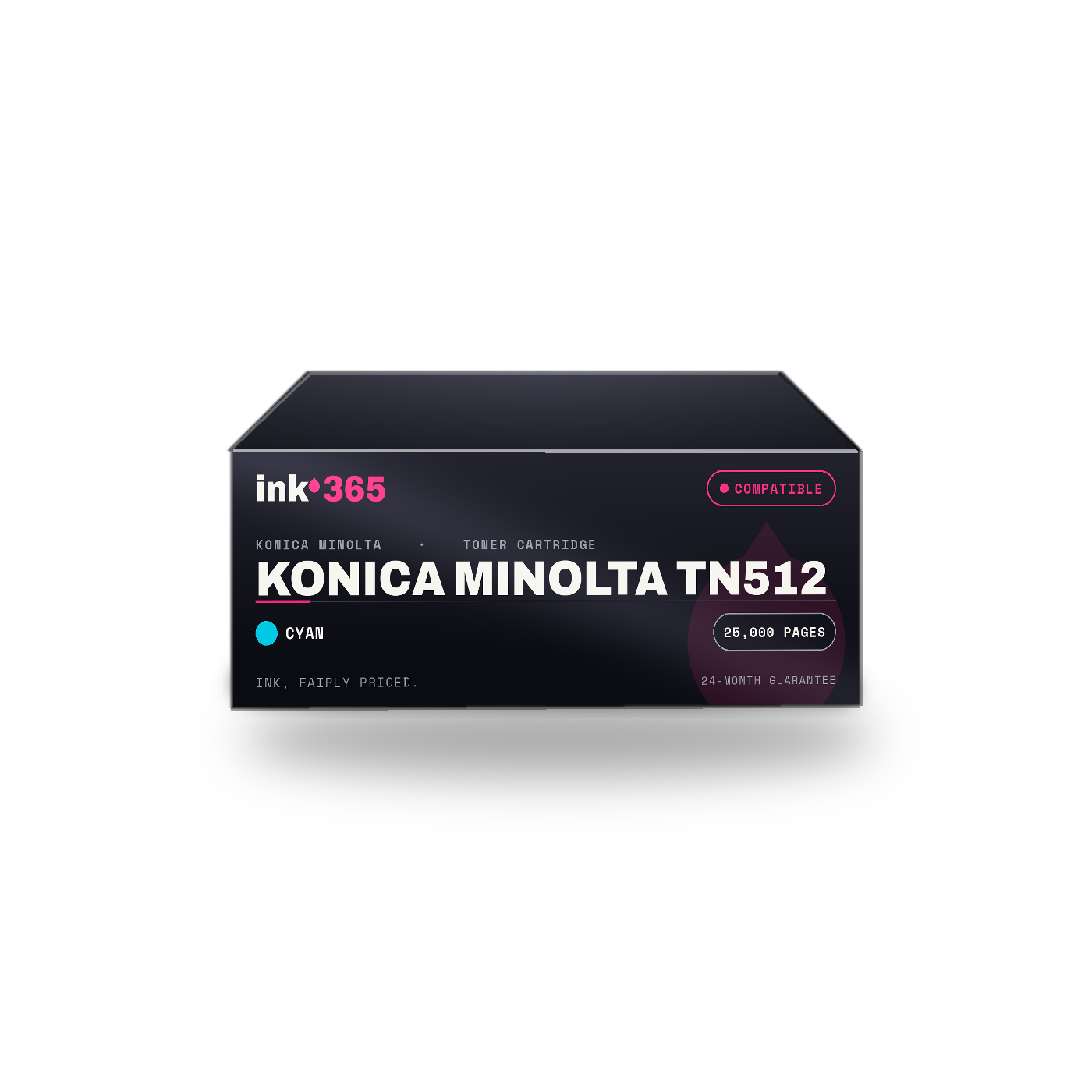 Konica Minolta TN512 Cyan Compatible Toner Cartridge – 25,000 Pages
