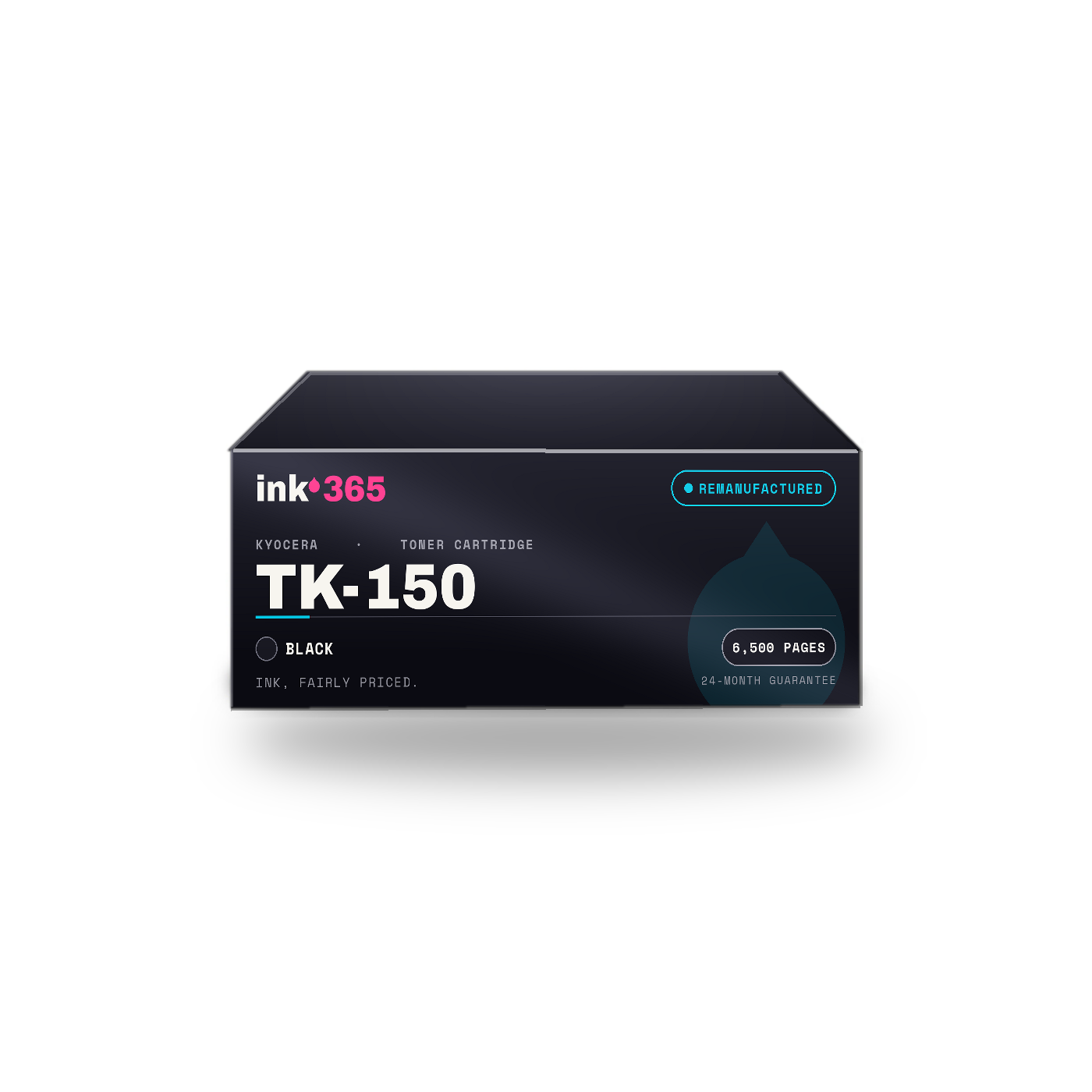 Kyocera TK-150 Black Remanufactured Laser Toner – 6,500 Pages