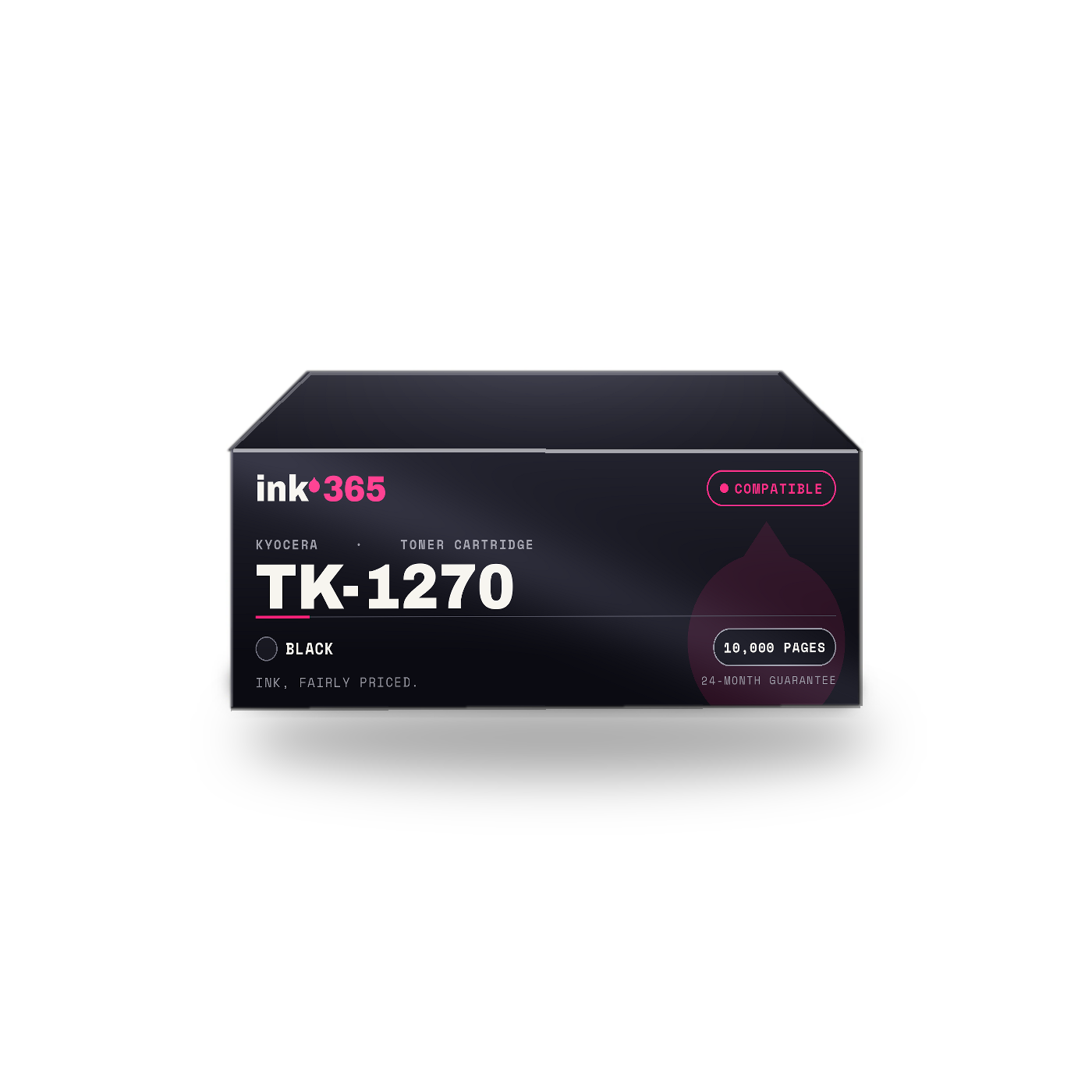 Kyocera TK-1270 Black Compatible Laser Toner – 10,000 Pages