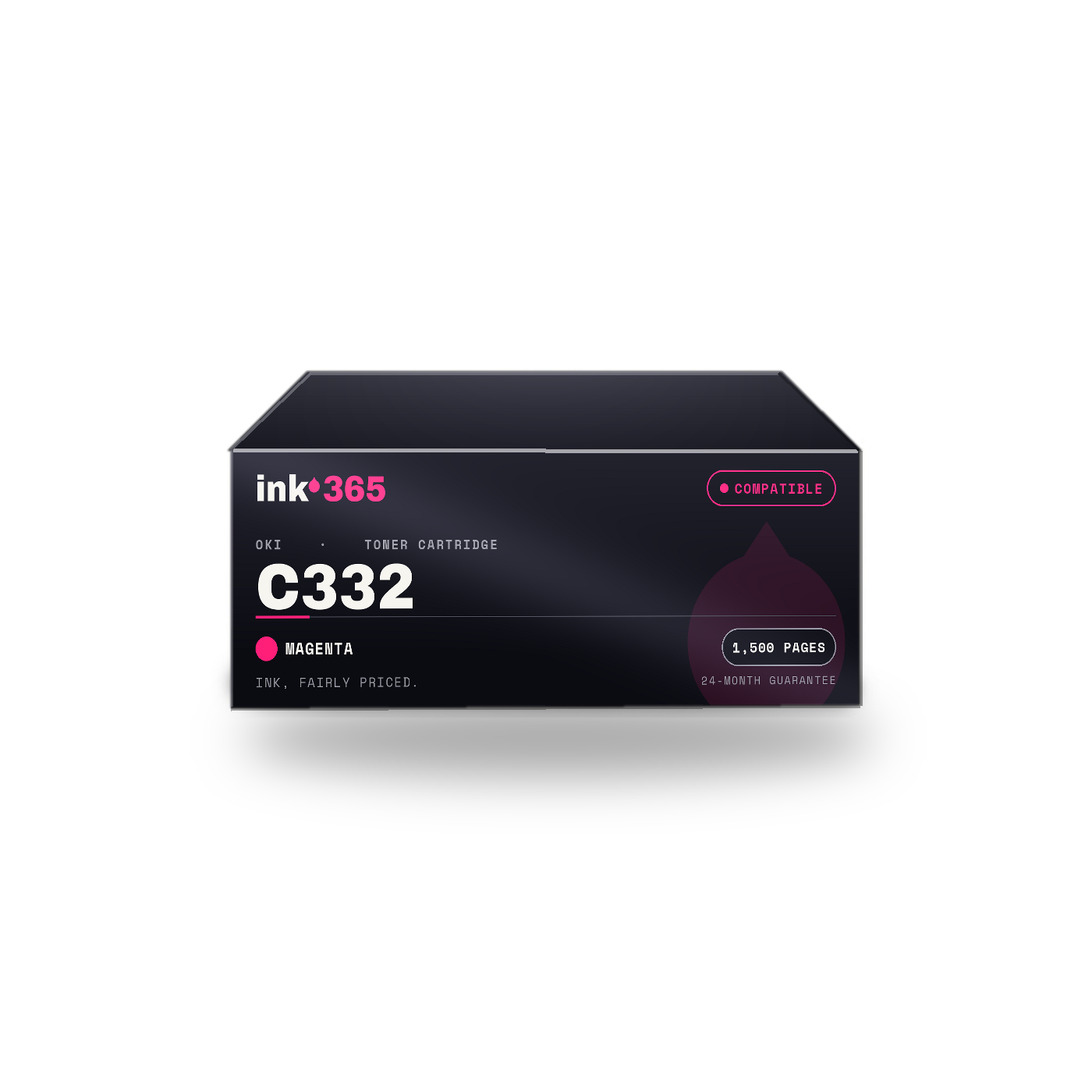Oki C332 Magenta Compatible Toner Cartridge – 1500 Pages