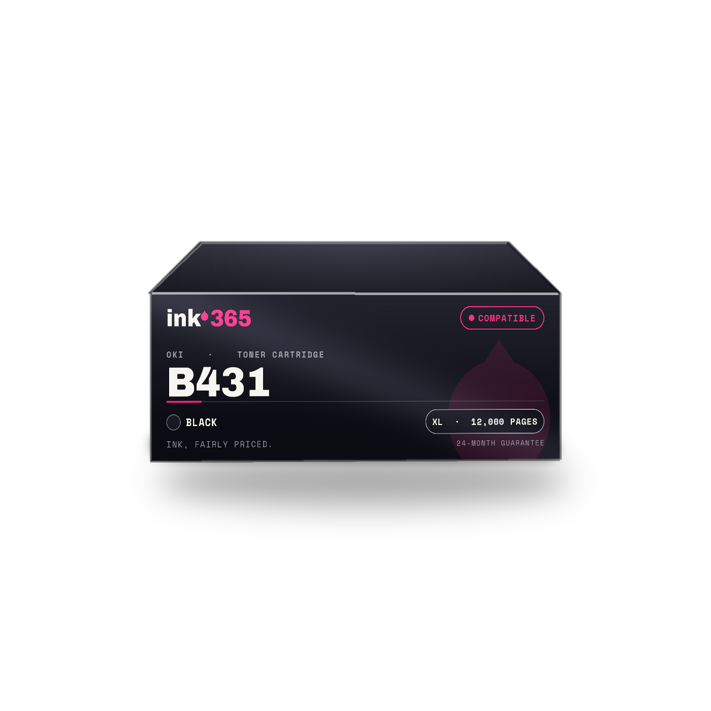 Oki B431 Black Compatible Laser Toner – 12,000 Pages