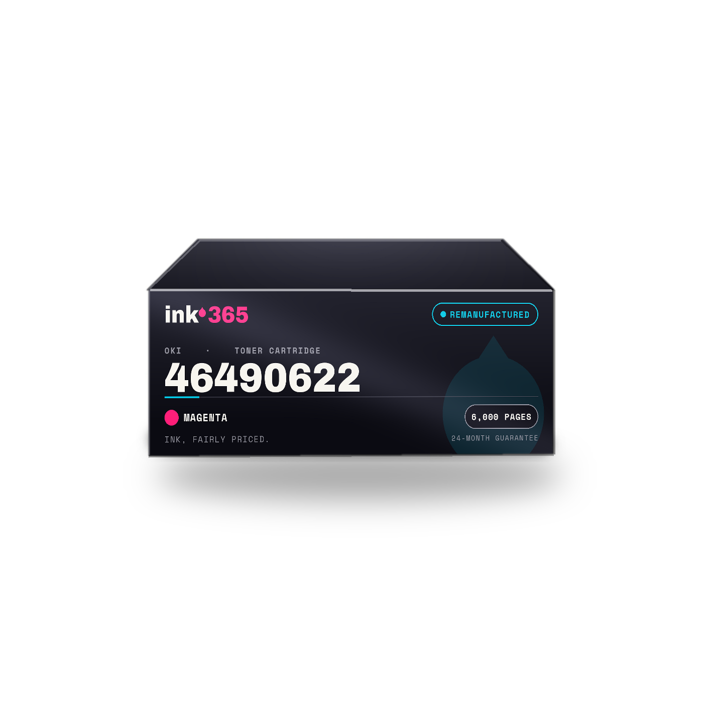 OKI 46490622 Magenta Remanufactured Toner Cartridge – 6,000 Pages