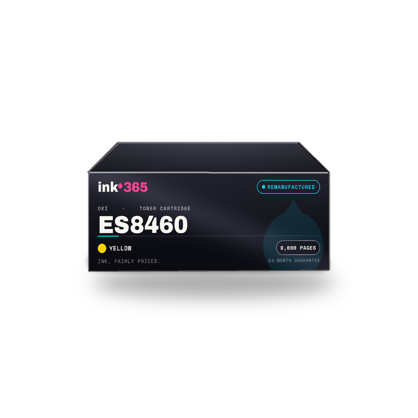OKI ES8460 Yellow Remanufactured Laser Toner – 9,000 Pages