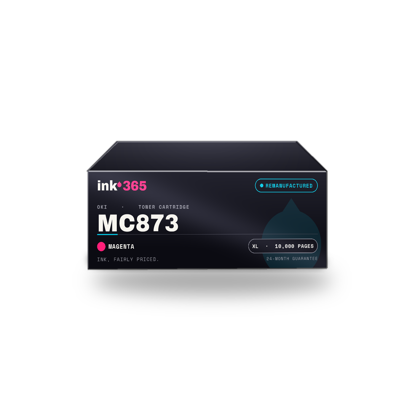 Oki MC873 Magenta Remanufactured Laser Toner – 10,000 Pages