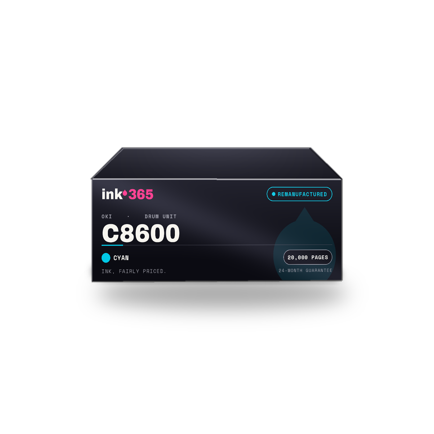 Oki C8600 Cyan Remanufactured Drum Unit – 20,000 Pages