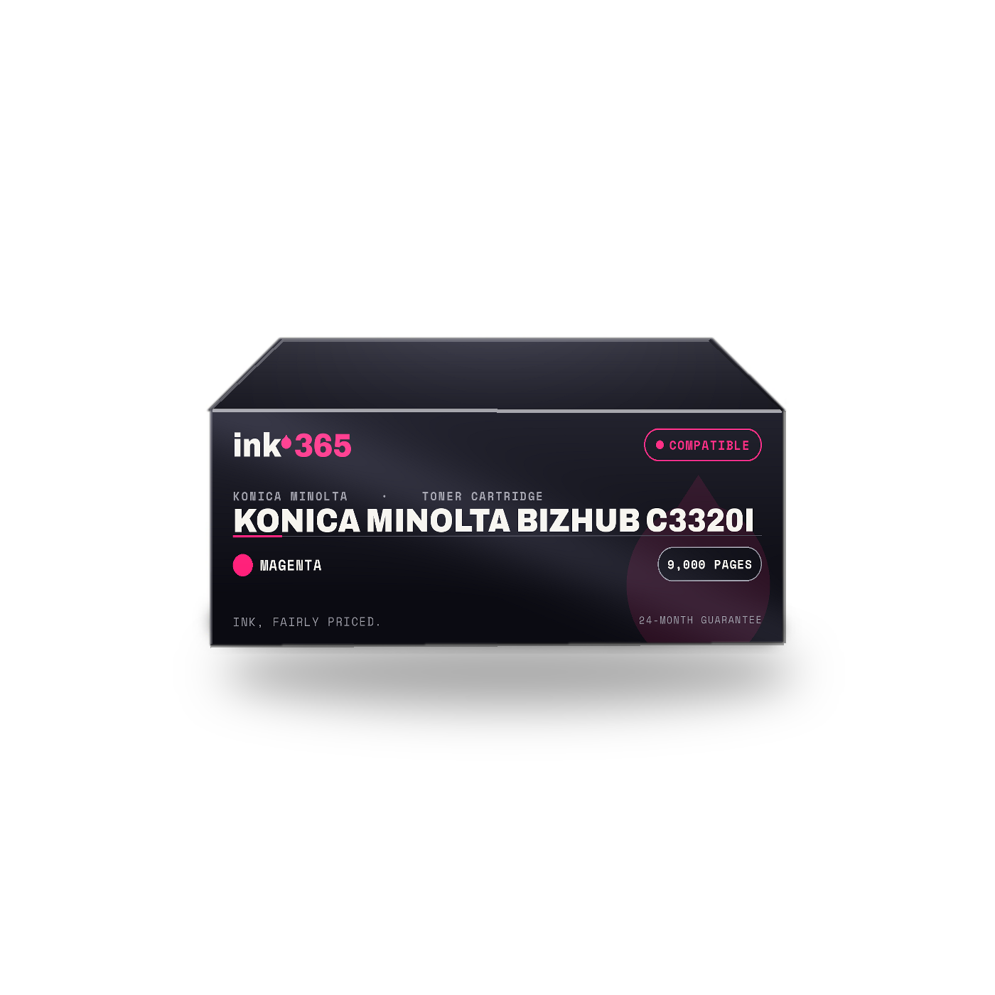 Konica Minolta bizhub C3320i Magenta Compatible Laser Toner – 9,000 Pages