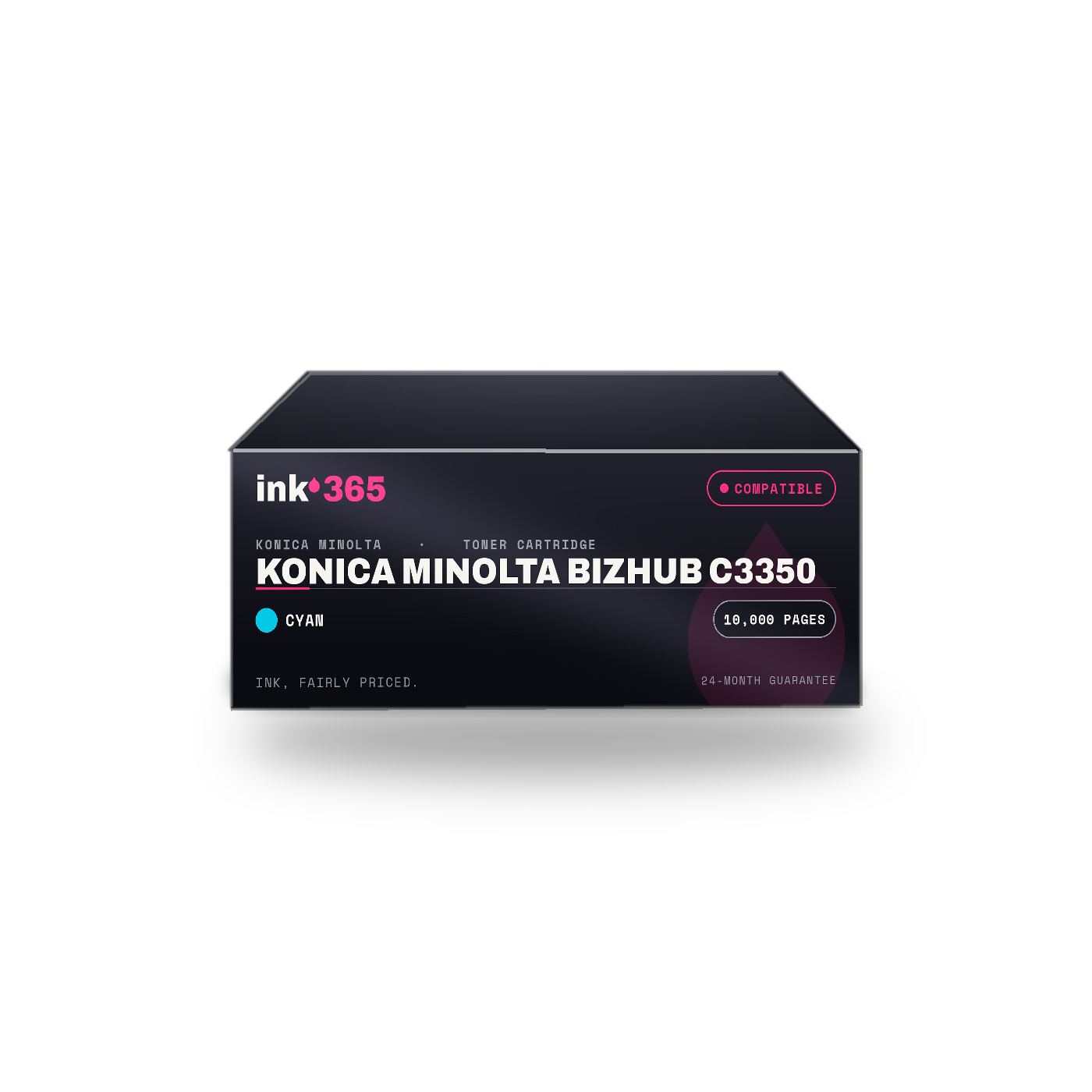 Konica Minolta bizhub C3350 Cyan Compatible Laser Toner – 10,000 Pages