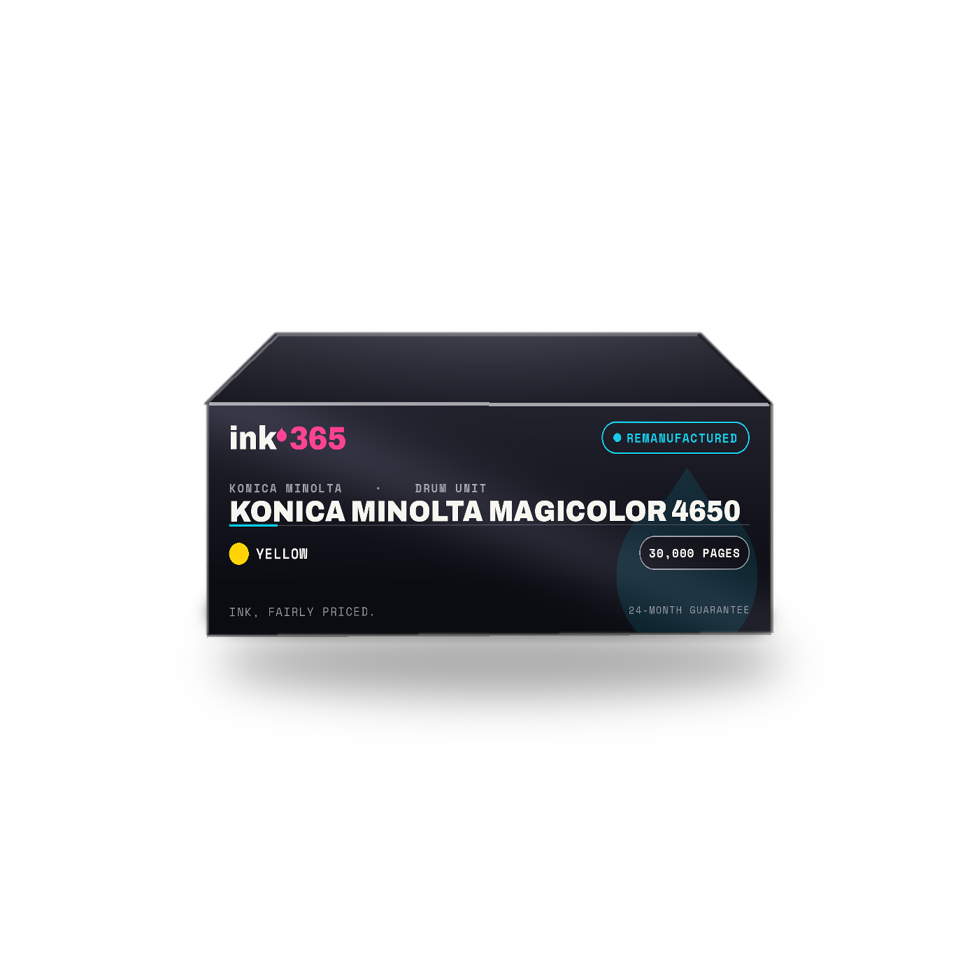 Konica Minolta Magicolor 4650 Yellow Remanufactured Drum Unit – 30,000 Pages