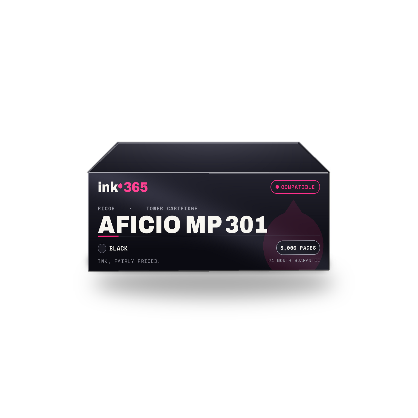 Ricoh Aficio MP 301 Black Compatible Toner Cartridge – 8,000 Pages