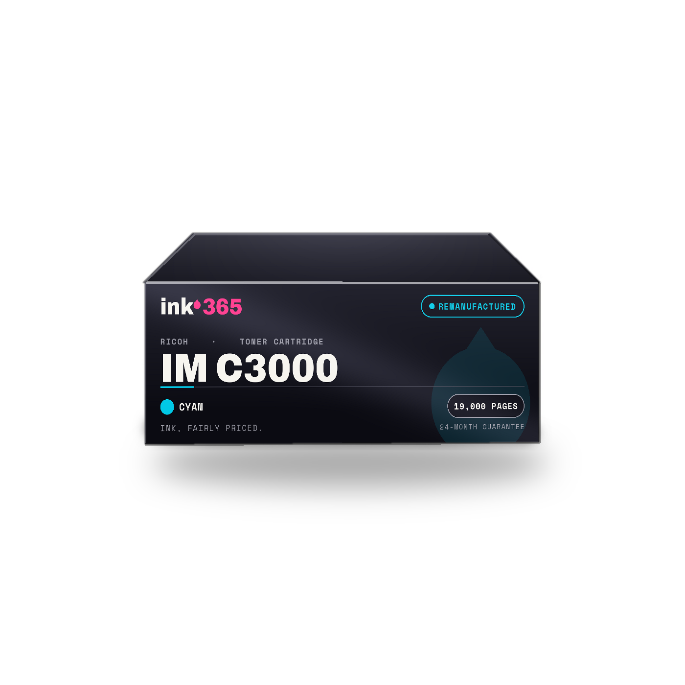Ricoh IM C3000 Cyan Remanufactured Laser Toner – 19,000 Pages