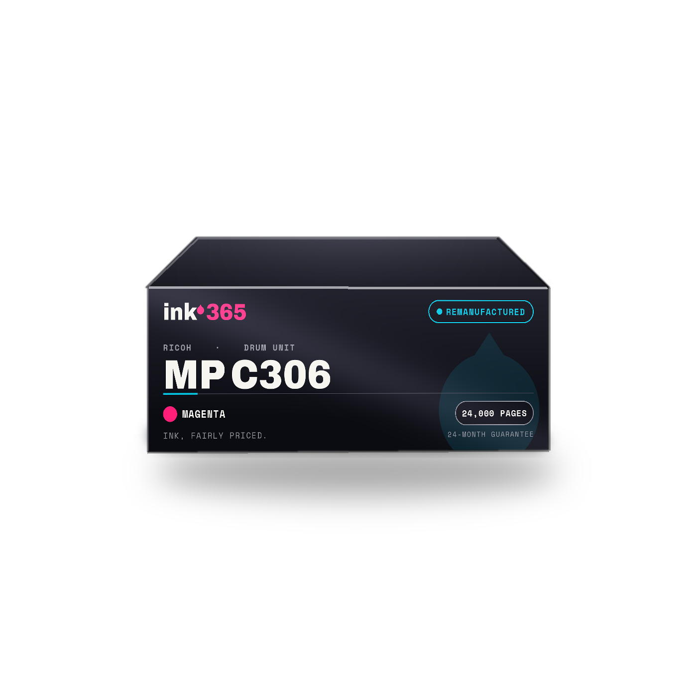 Ricoh MP C306 Magenta Remanufactured Drum Unit – 24,000 Pages