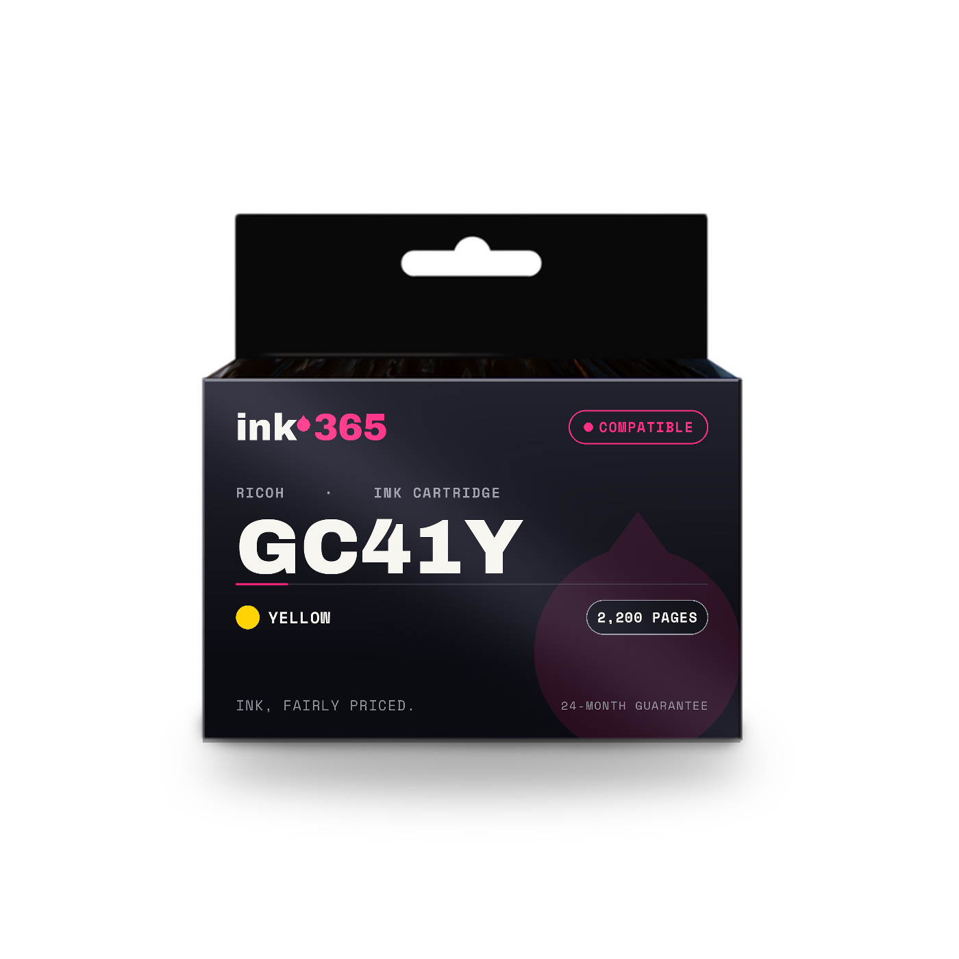 Ricoh GC41Y Yellow Compatible Ink Cartridge – 2200 Pages
