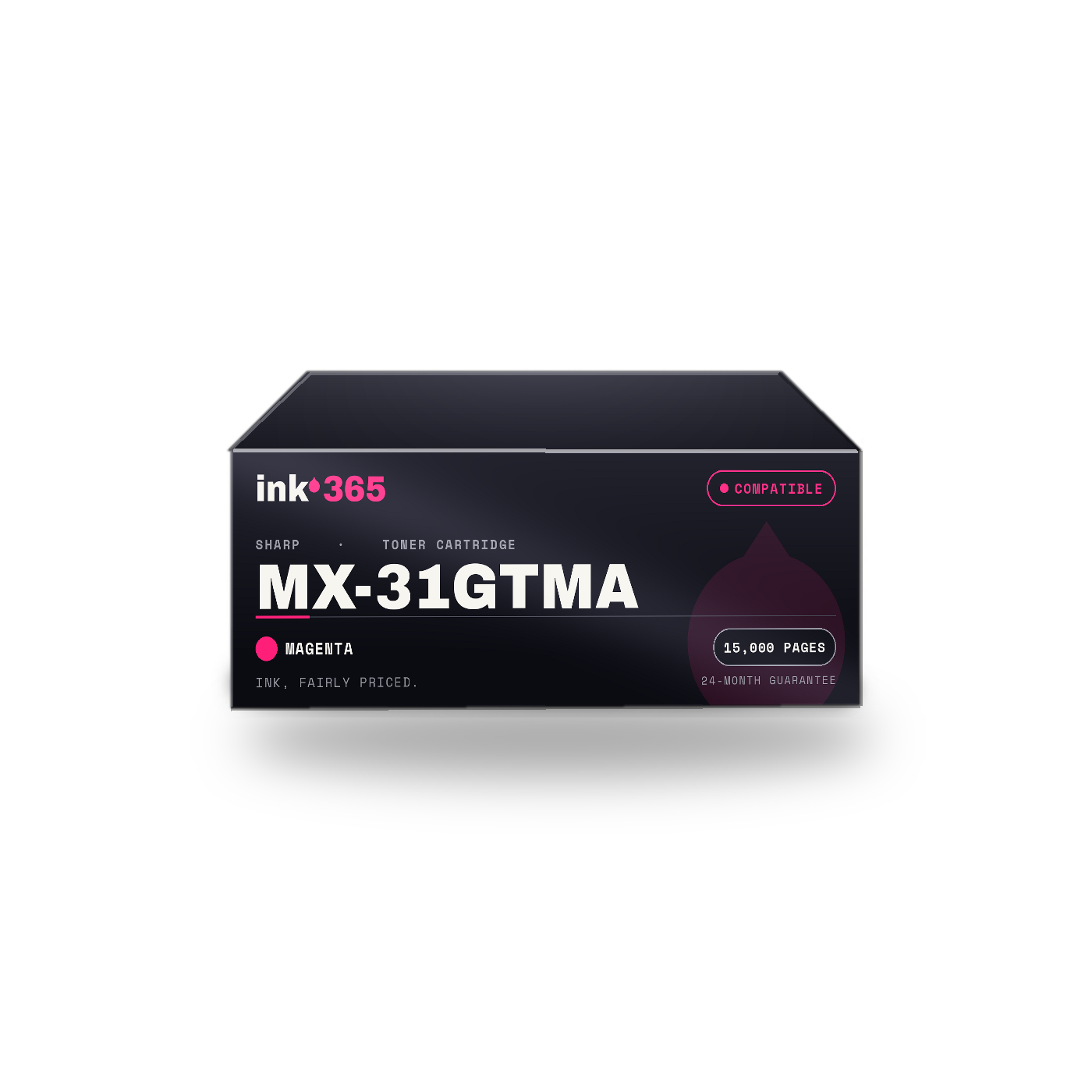 Sharp MX-31GTMA Magenta Compatible Copier Toner – 15,000 Pages