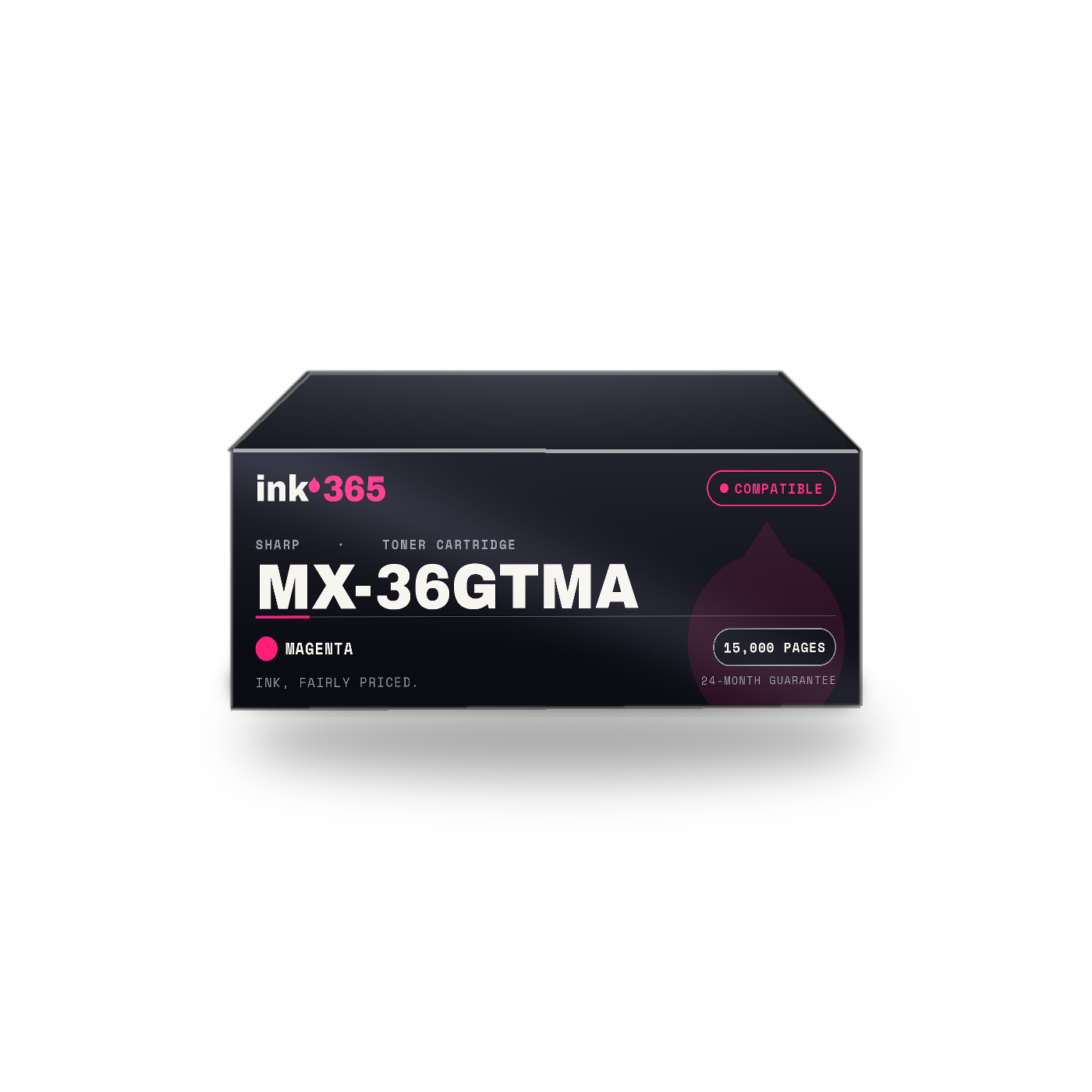 Sharp MX-36GTMA Magenta Compatible Copier Toner – 15,000 Pages