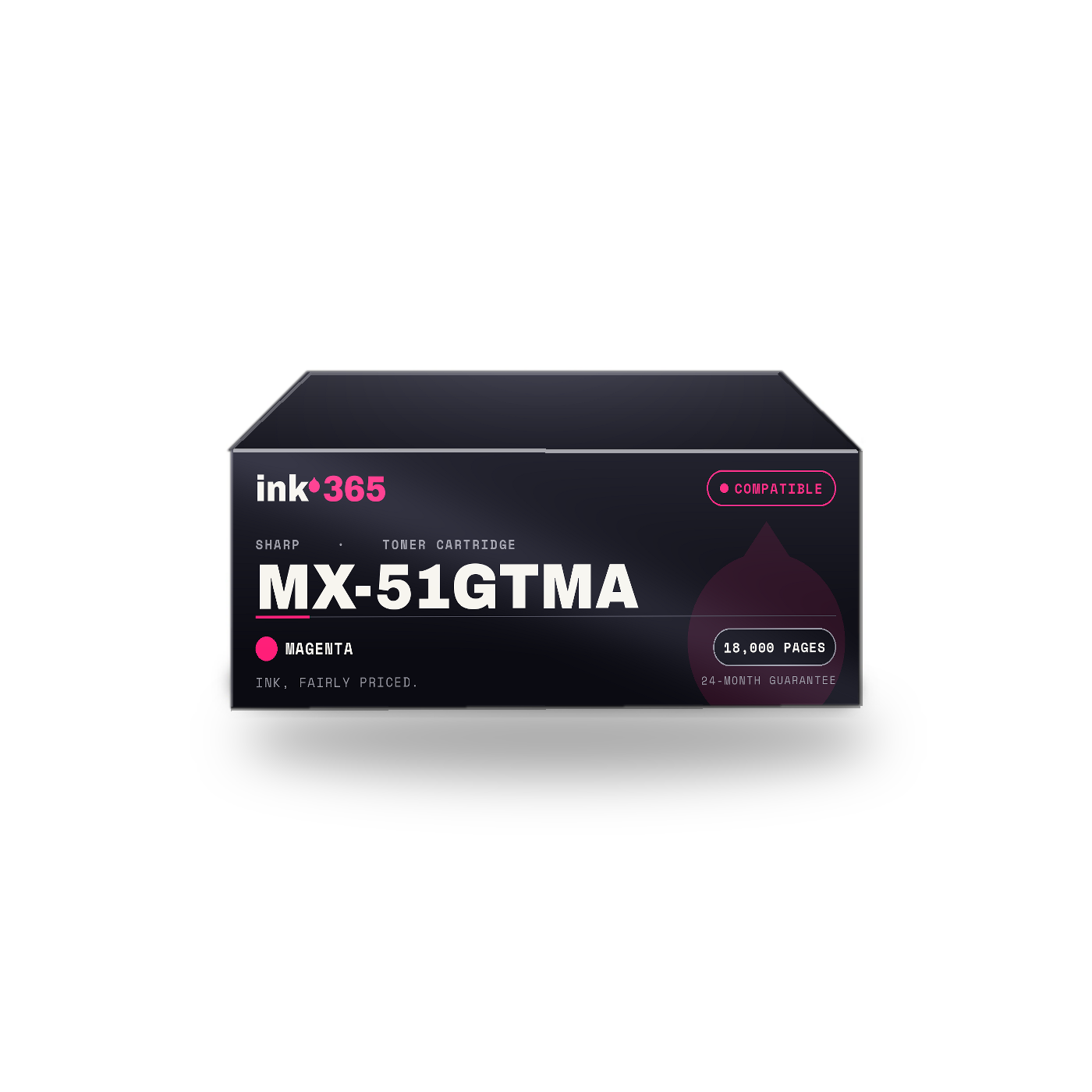 Sharp MX-51GTMA Magenta Compatible Copier Toner – 18,000 Pages