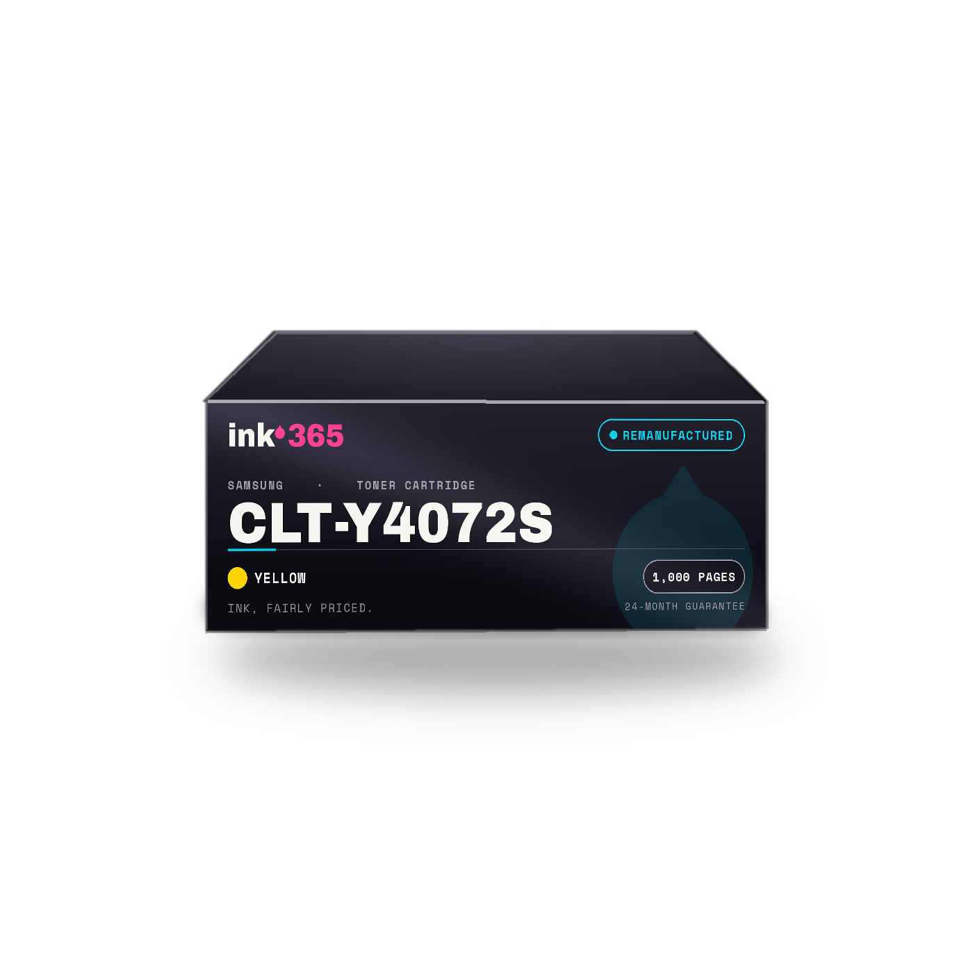 Samsung CLT-Y4072S Yellow Remanufactured Laser Toner – 1,000 Pages