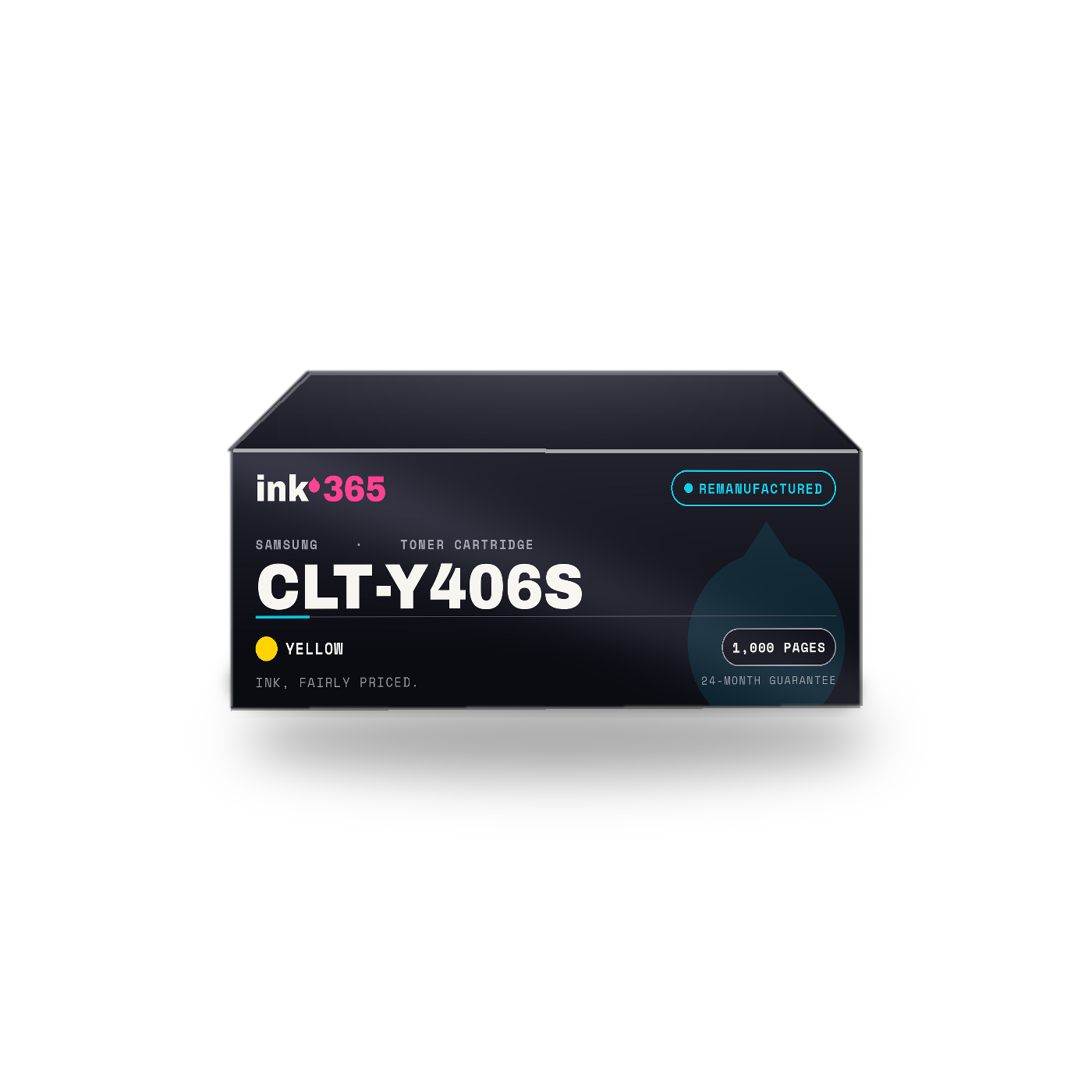 Samsung CLT-Y406S Yellow Remanufactured Laser Toner – 1000 Pages