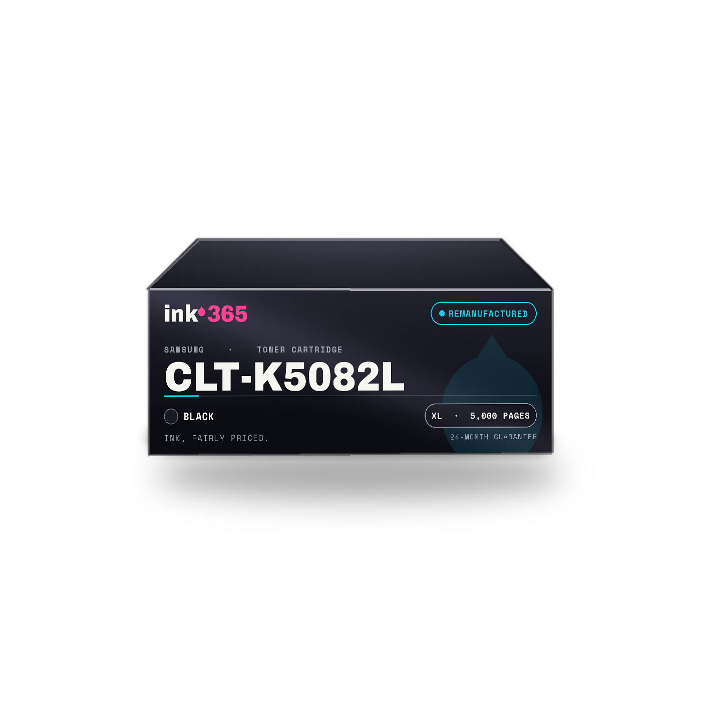 Samsung CLT-K5082L Black Remanufactured Laser Toner – 5000 Pages