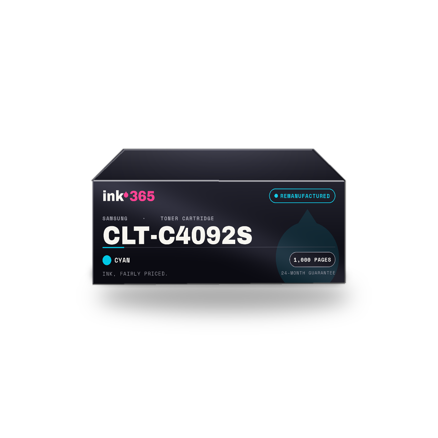 Samsung CLT-C4092S Cyan Remanufactured Toner Cartridge – 1000 Pages