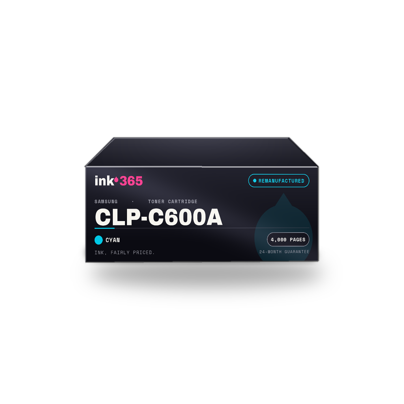 Samsung CLP-C600A Cyan Remanufactured Laser Toner – 4000 Pages
