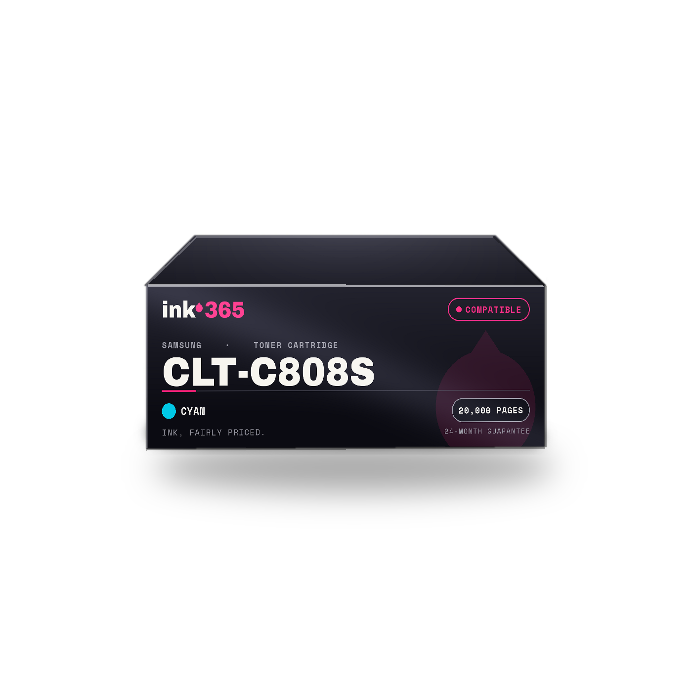 Samsung CLT-C808S Cyan Compatible Toner Cartridge – 20000 Pages