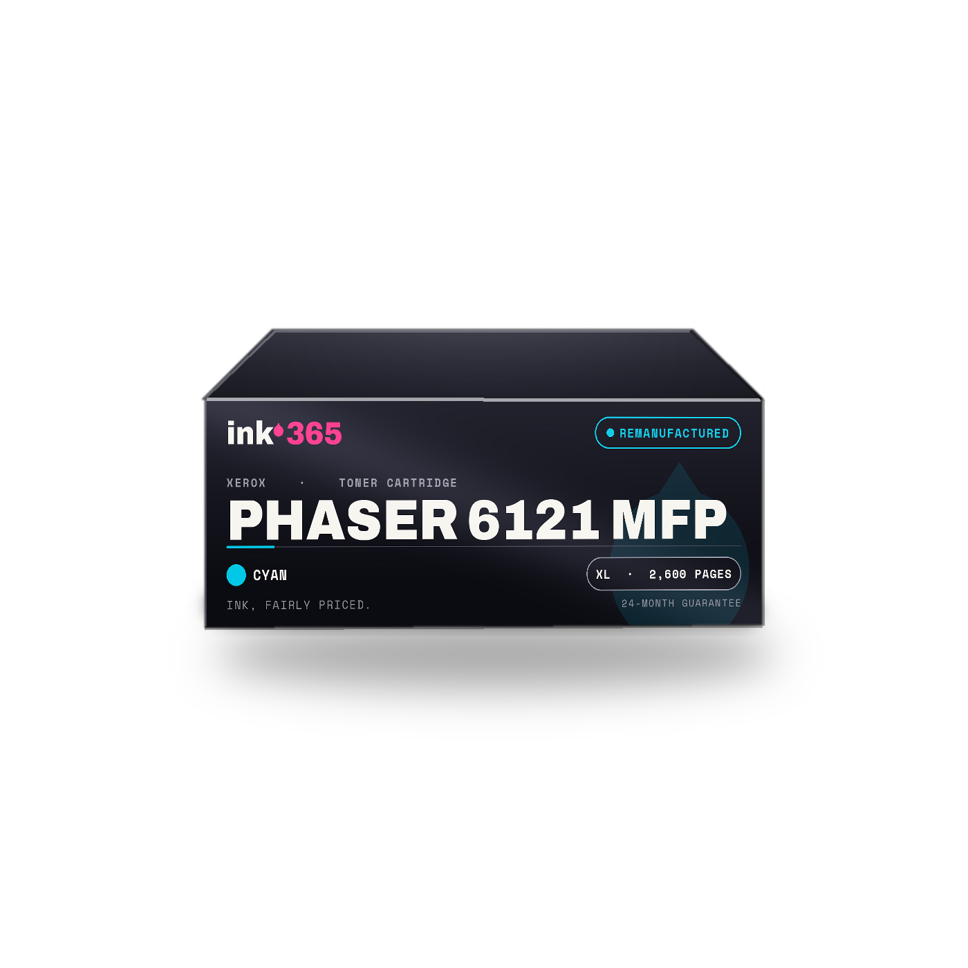 Xerox Phaser 6121 MFP Cyan Remanufactured Laser Toner – 2,600 Pages