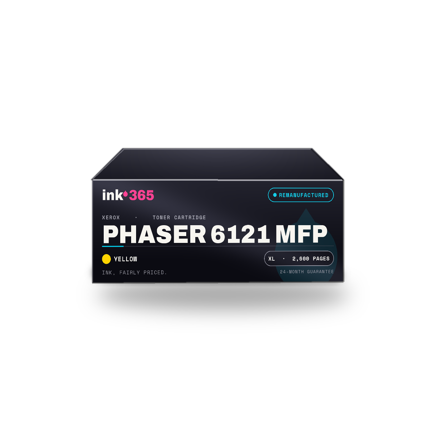 Xerox Phaser 6121 MFP Yellow Remanufactured Laser Toner – 2,600 Pages