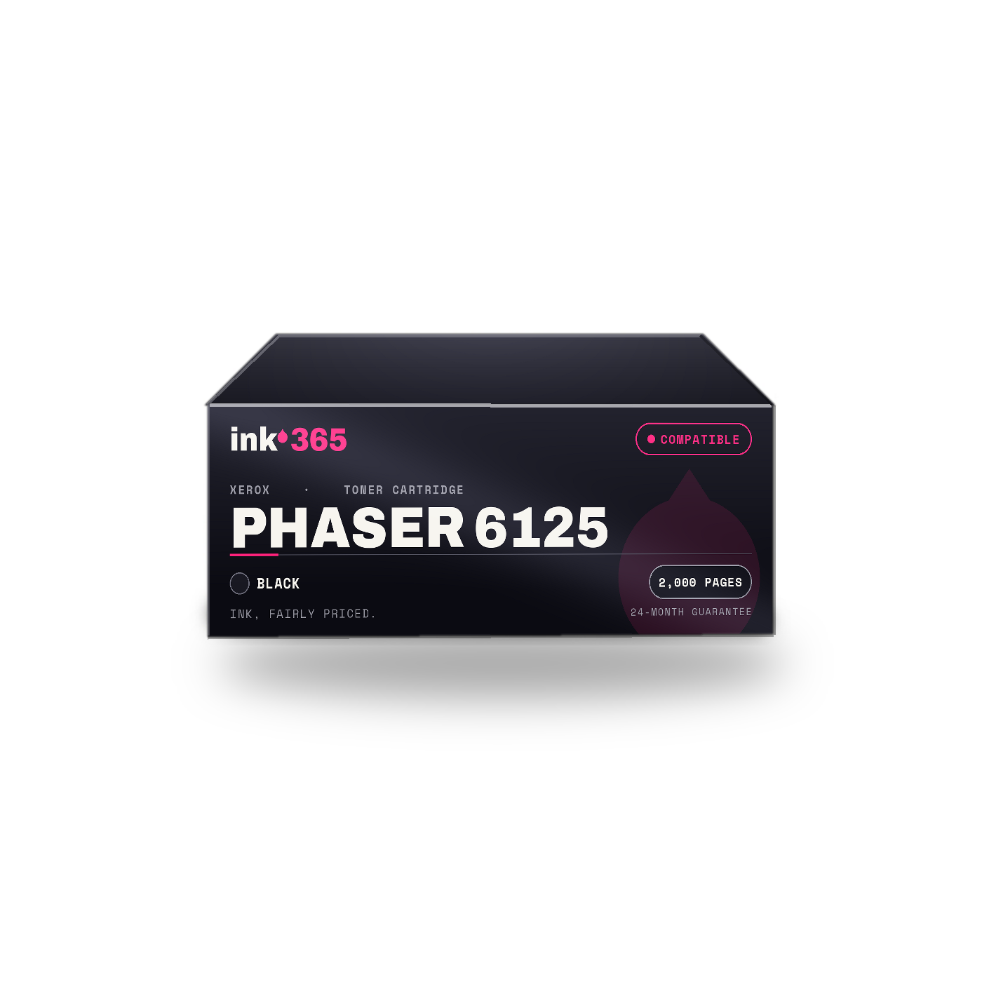Xerox Phaser 6125 Black Compatible Laser Toner – 2,000 Pages