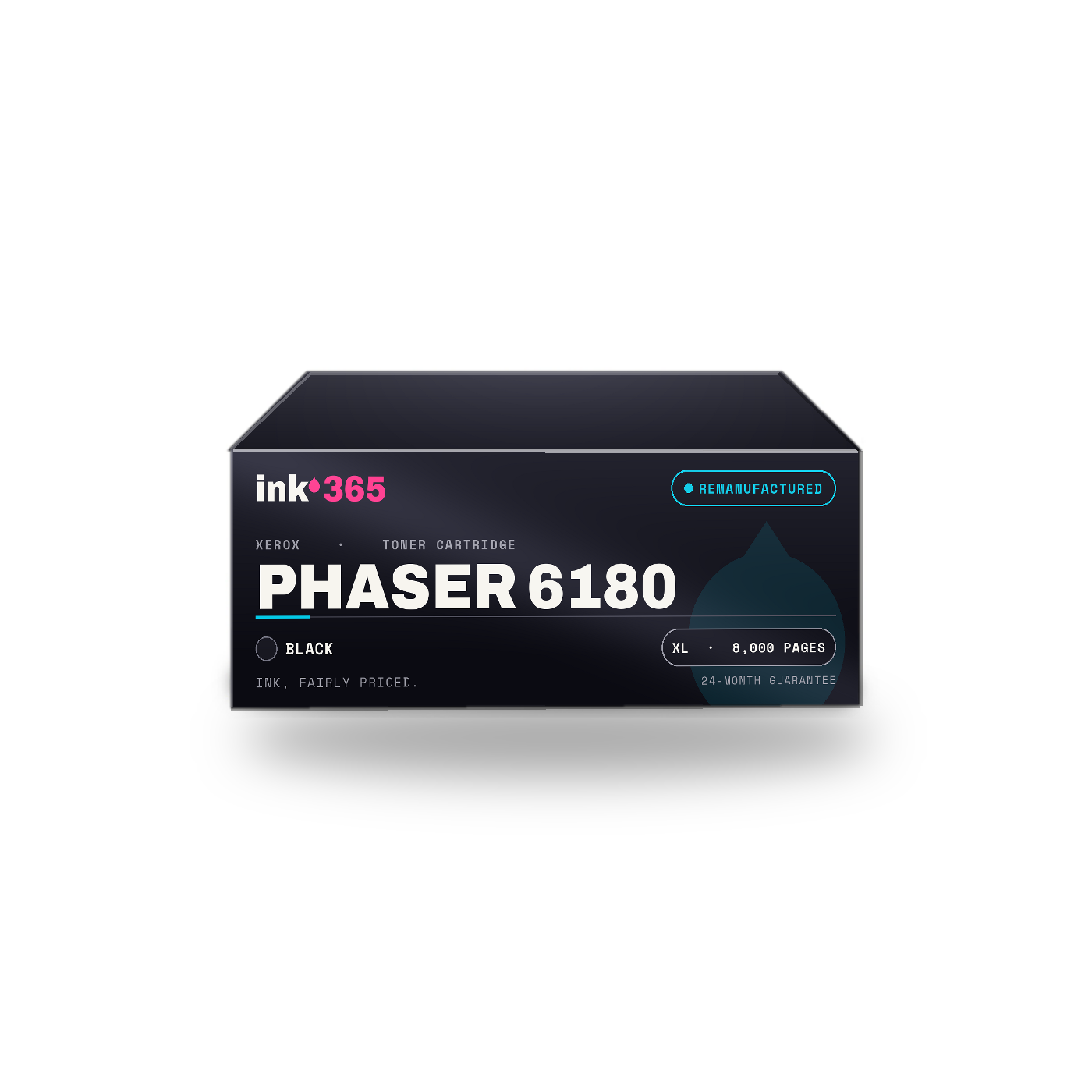 Xerox Phaser 6180 Black Remanufactured Laser Toner – 8,000 Pages
