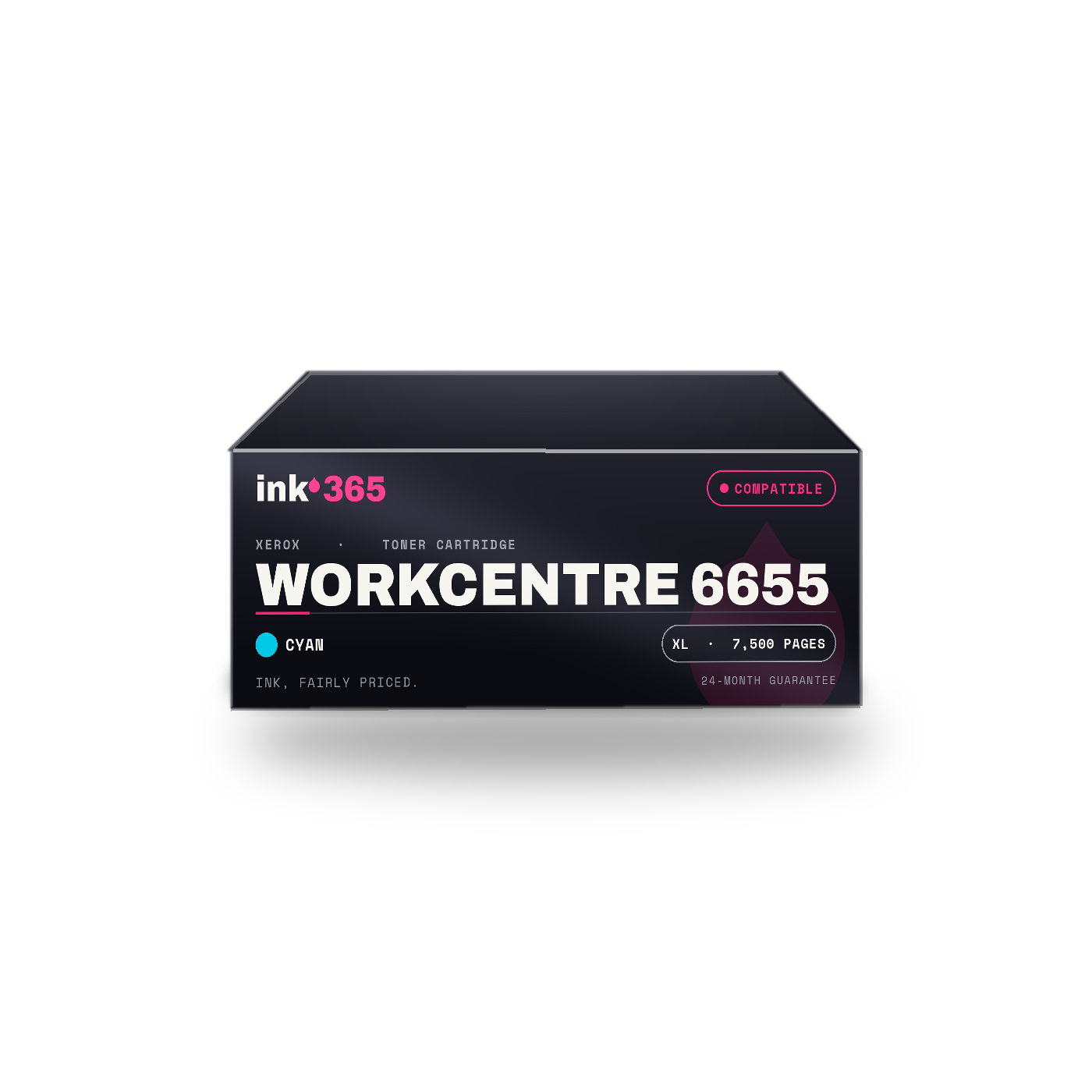 Xerox WorkCentre 6655 Cyan Compatible Laser Toner – 7,500 Pages