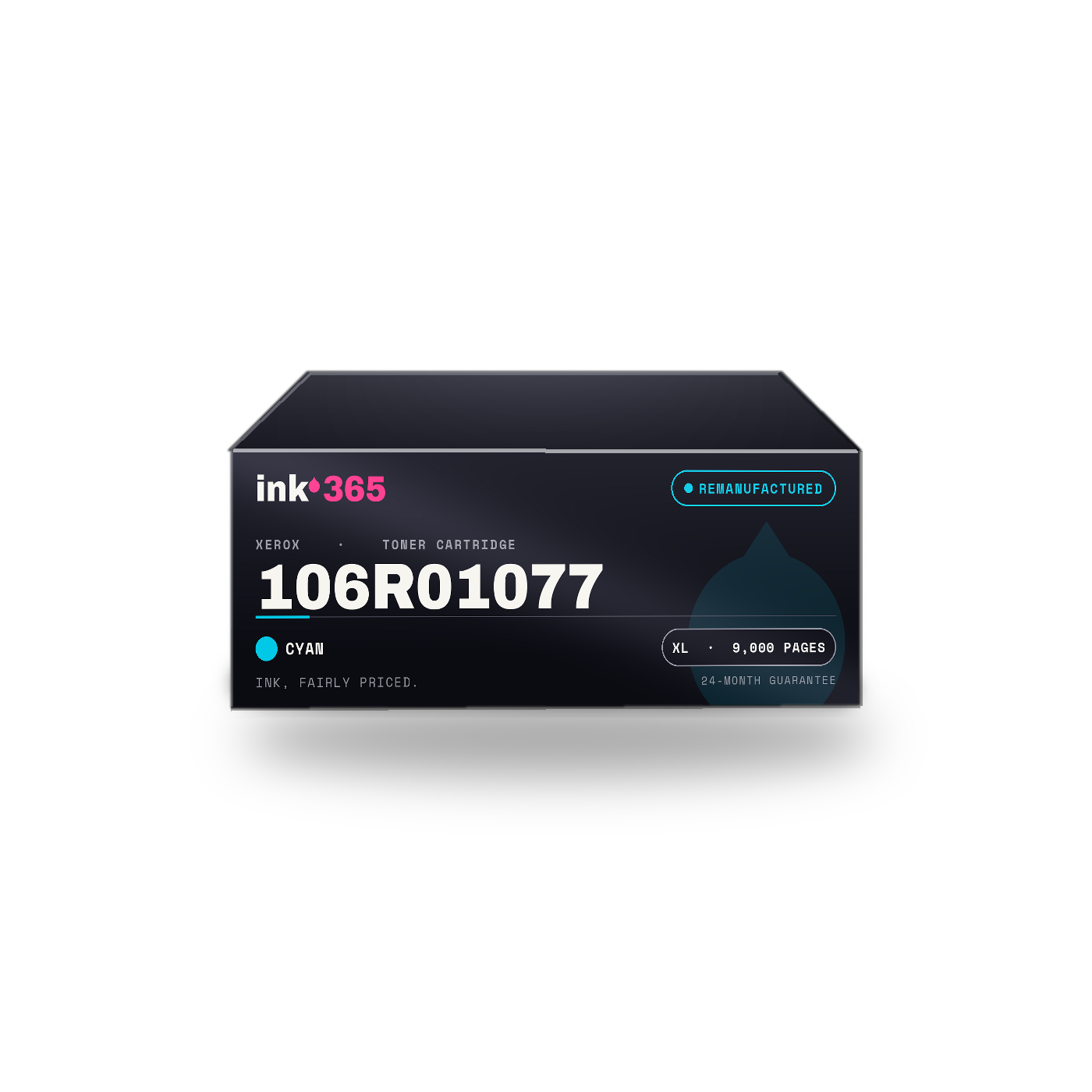 Xerox 106R01077 Cyan Remanufactured Laser Toner – 9,000 Pages